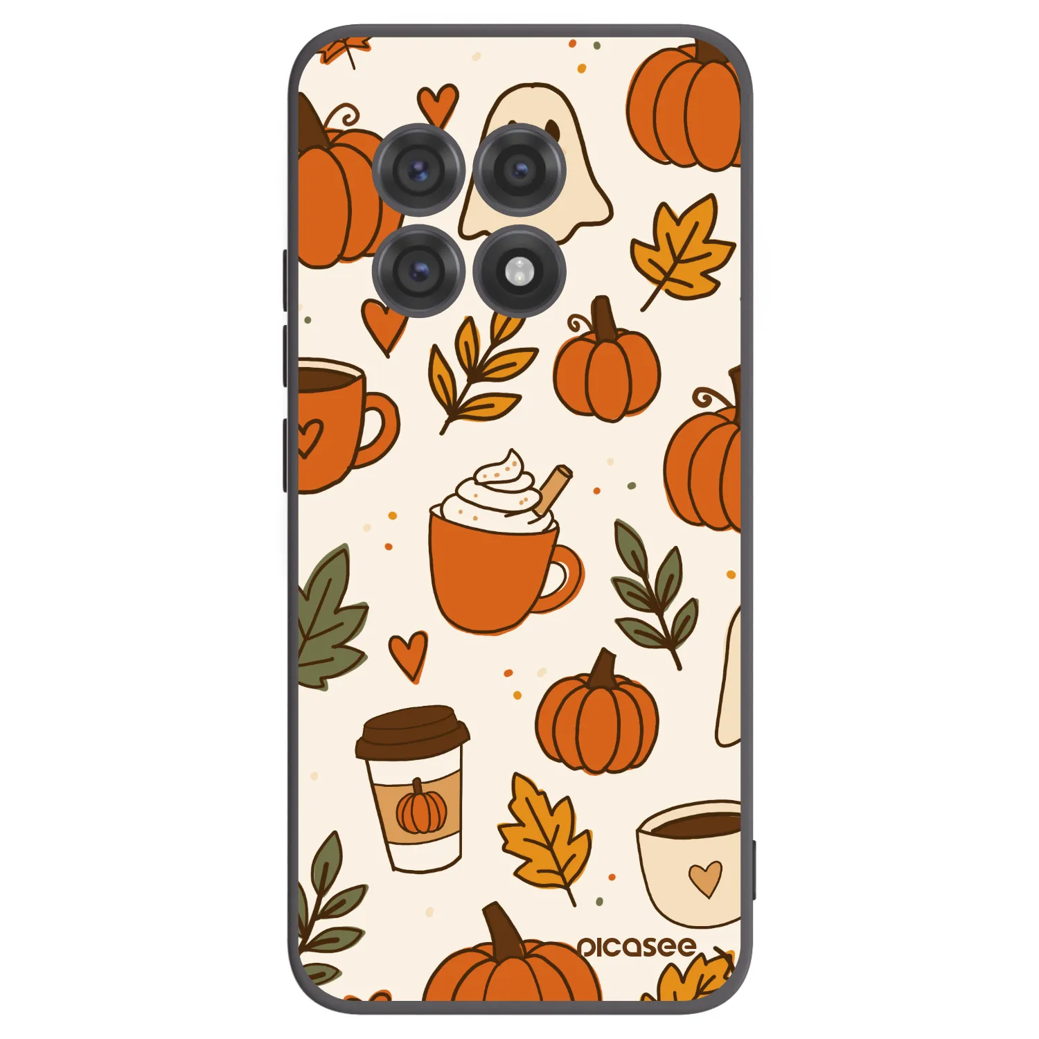Picasee silikónový čierny obal pre OnePlus 13R 5G - Fall vibes