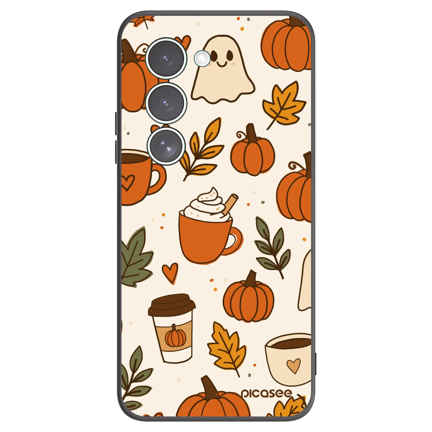 Picasee silikónový čierny obal pre Xiaomi Redmi 15 5G - Fall vibes