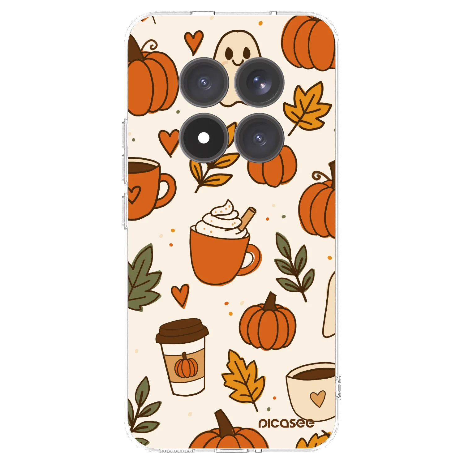 Picasee silikónový prehľadný obal pre Xiaomi Redmi Note 15 Pro+ - Fall vibes
