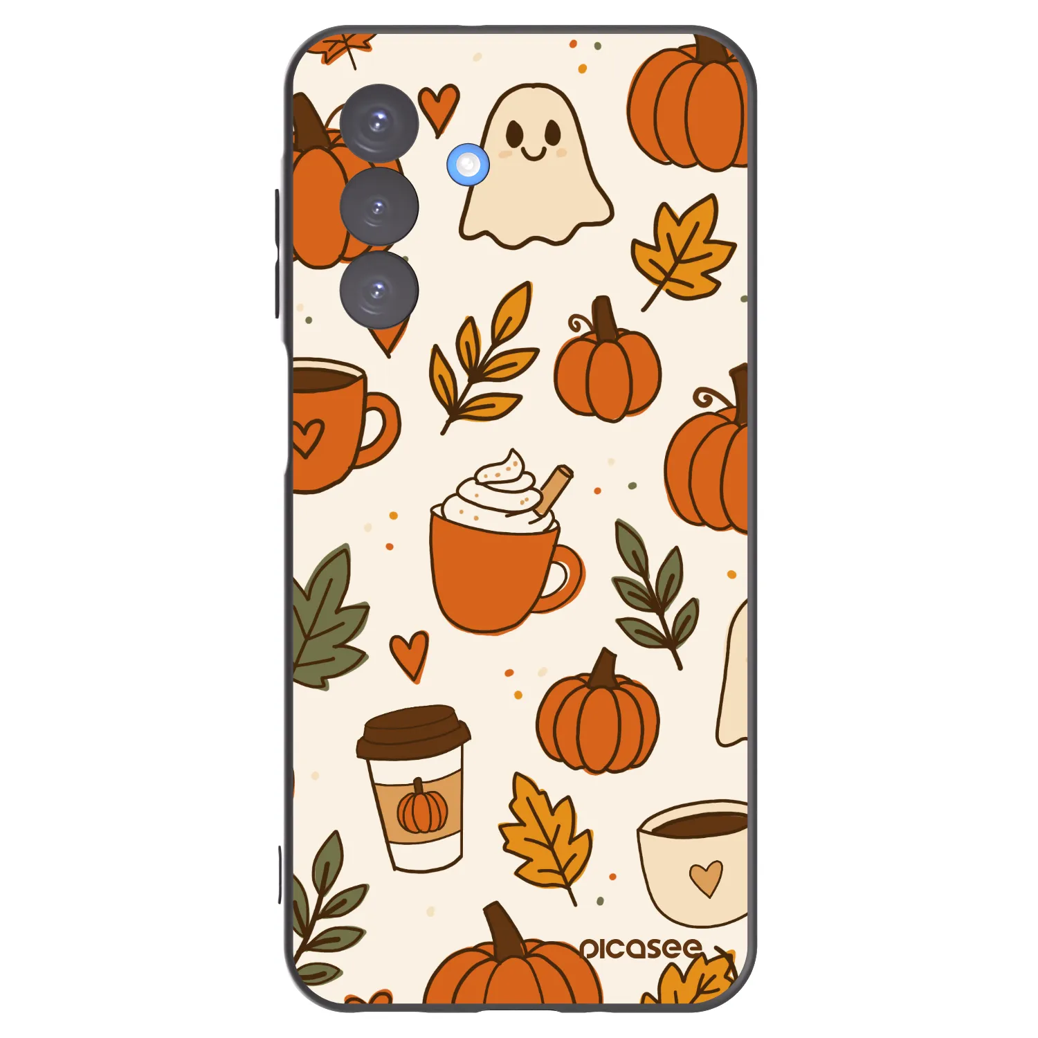 Picasee silikónový čierny obal pre Samsung Galaxy A17 5G - Fall vibes