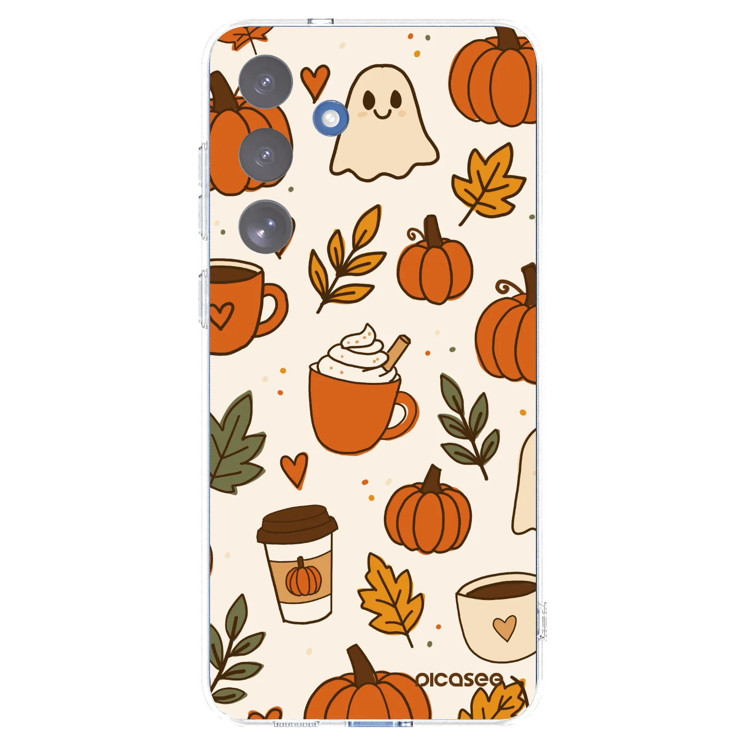 Picasee silikónový prehľadný obal pre Samsung Galaxy S25 FE 5G - Fall vibes