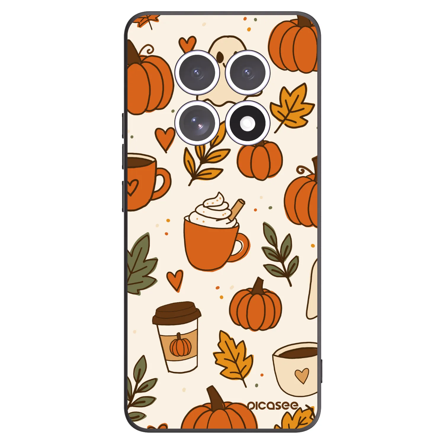 Picasee silikónový čierny obal pre Xiaomi Redmi Note 15 4G - Fall vibes