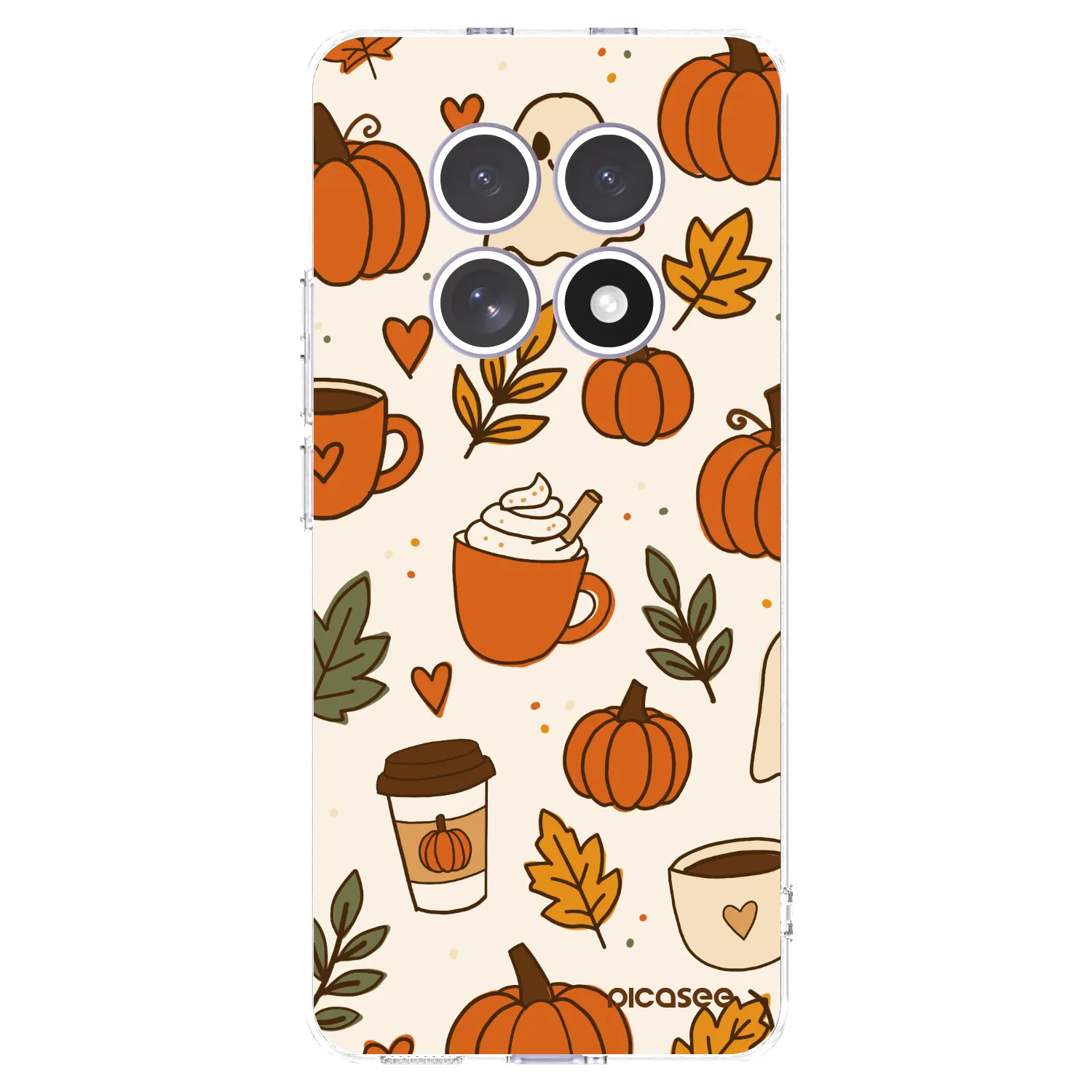 Picasee silikónový prehľadný obal pre Xiaomi Redmi Note 15 4G - Fall vibes