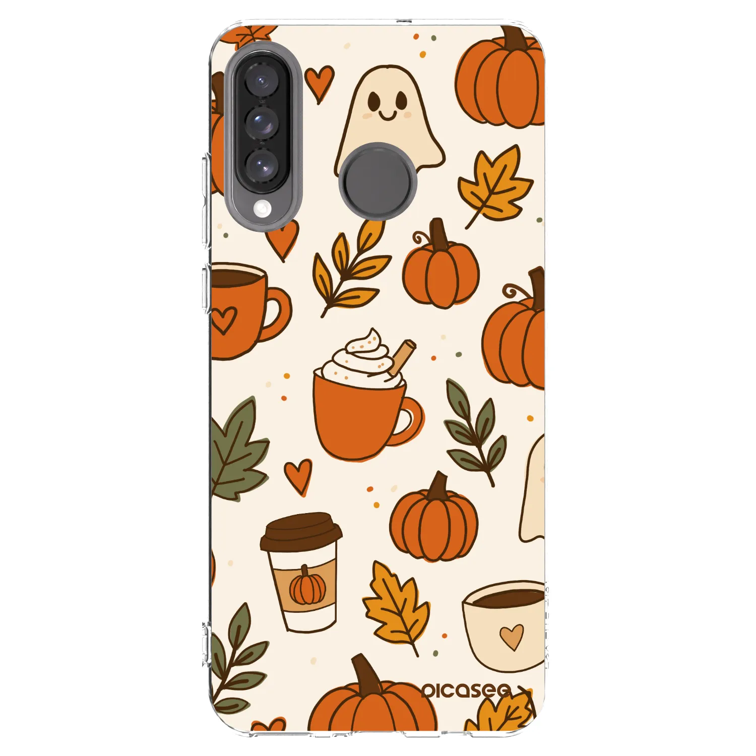Picasee silikónový prehľadný obal pre Huawei P30 Lite - Fall vibes