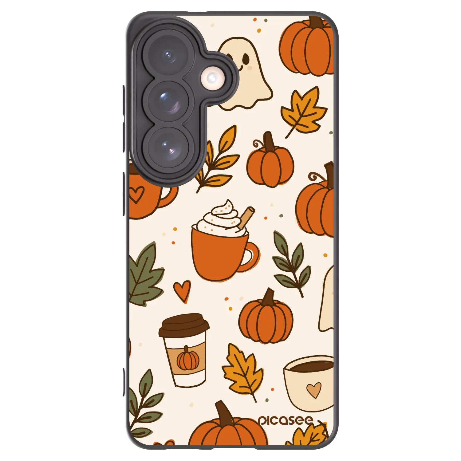 Picasee silikónový čierny obal pre Samsung Galaxy S26 - Fall vibes