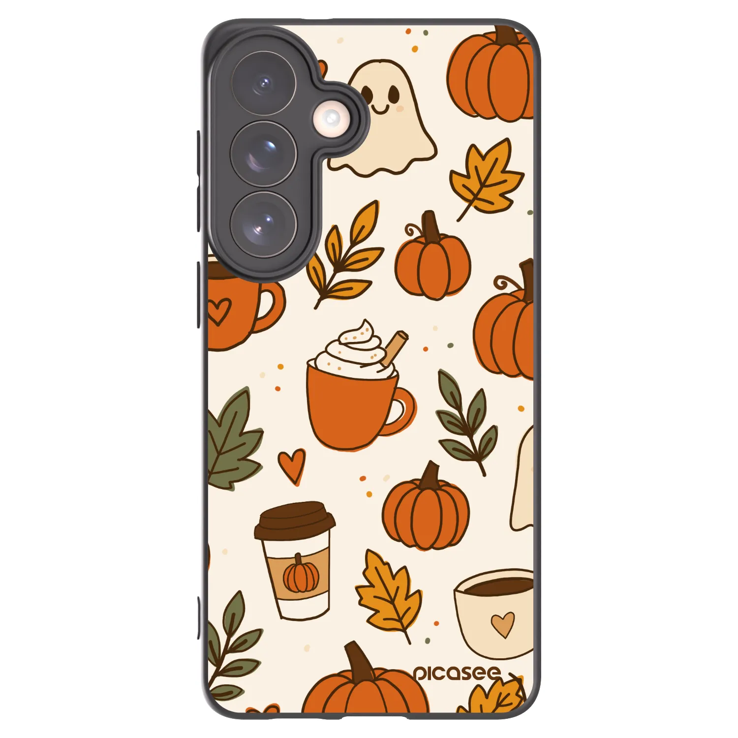 Picasee silikónový čierny obal pre Samsung Galaxy S26+ - Fall vibes