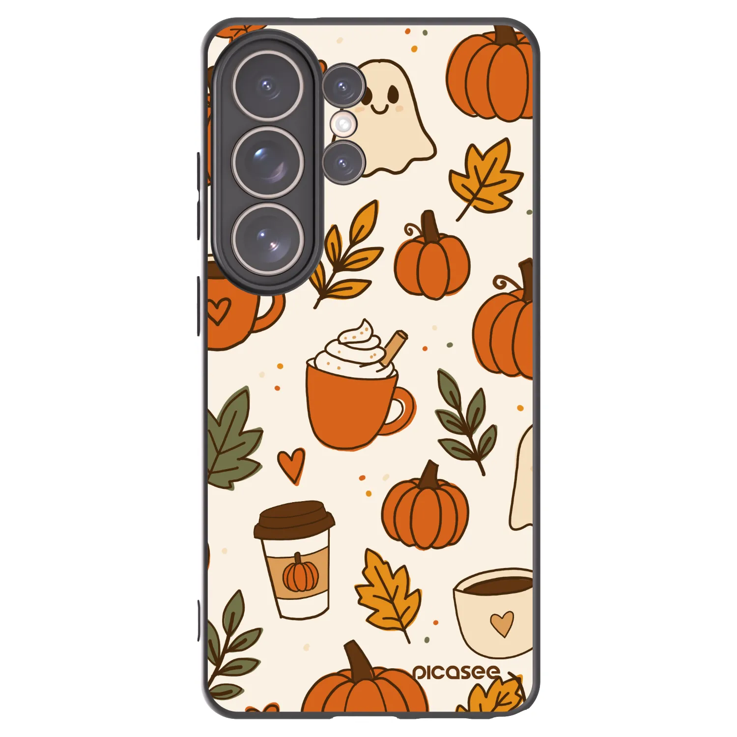 Picasee silikónový čierny obal pre Samsung Galaxy S26 Ultra - Fall vibes