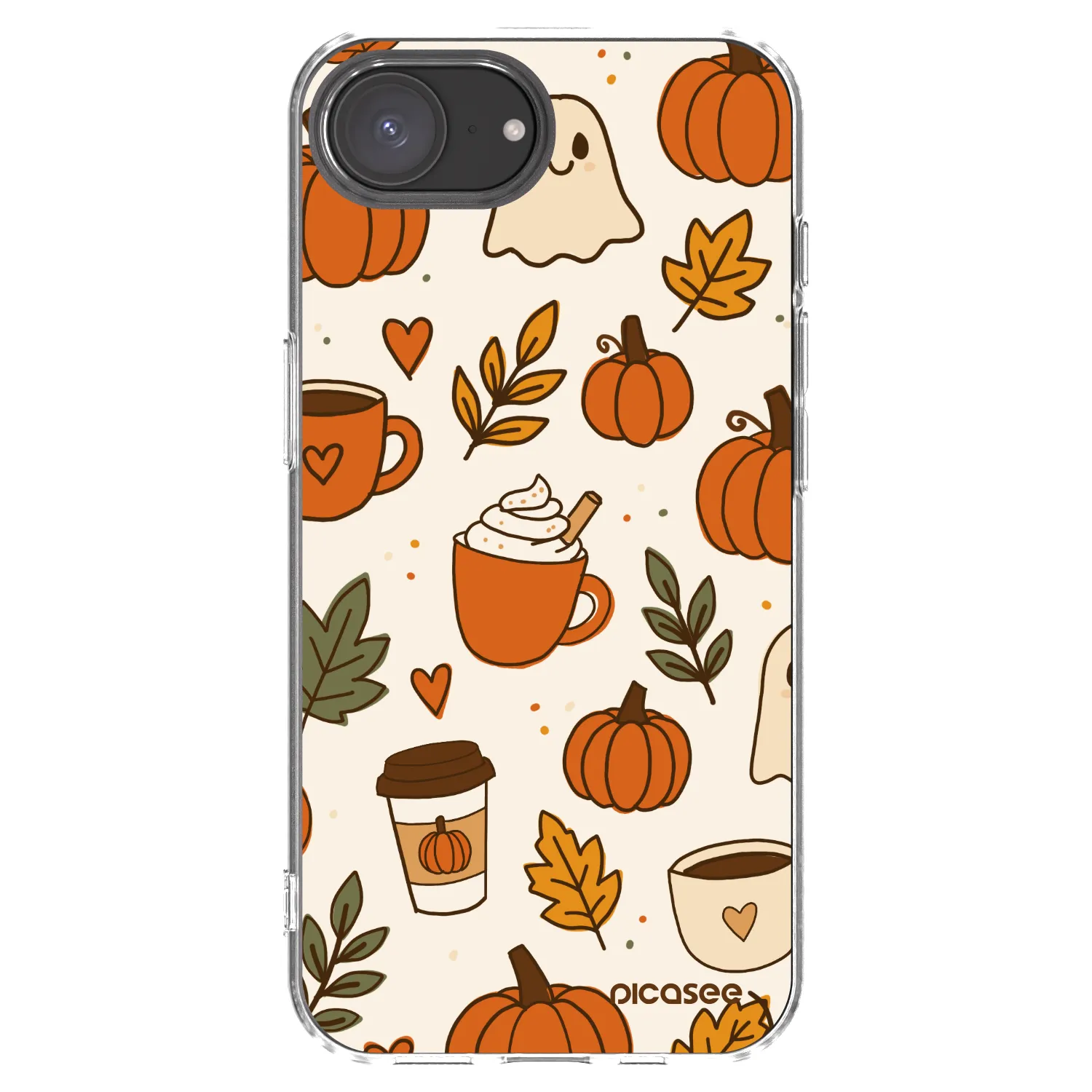 Picasee silikónový prehľadný obal pre Apple iPhone 17e - Fall vibes