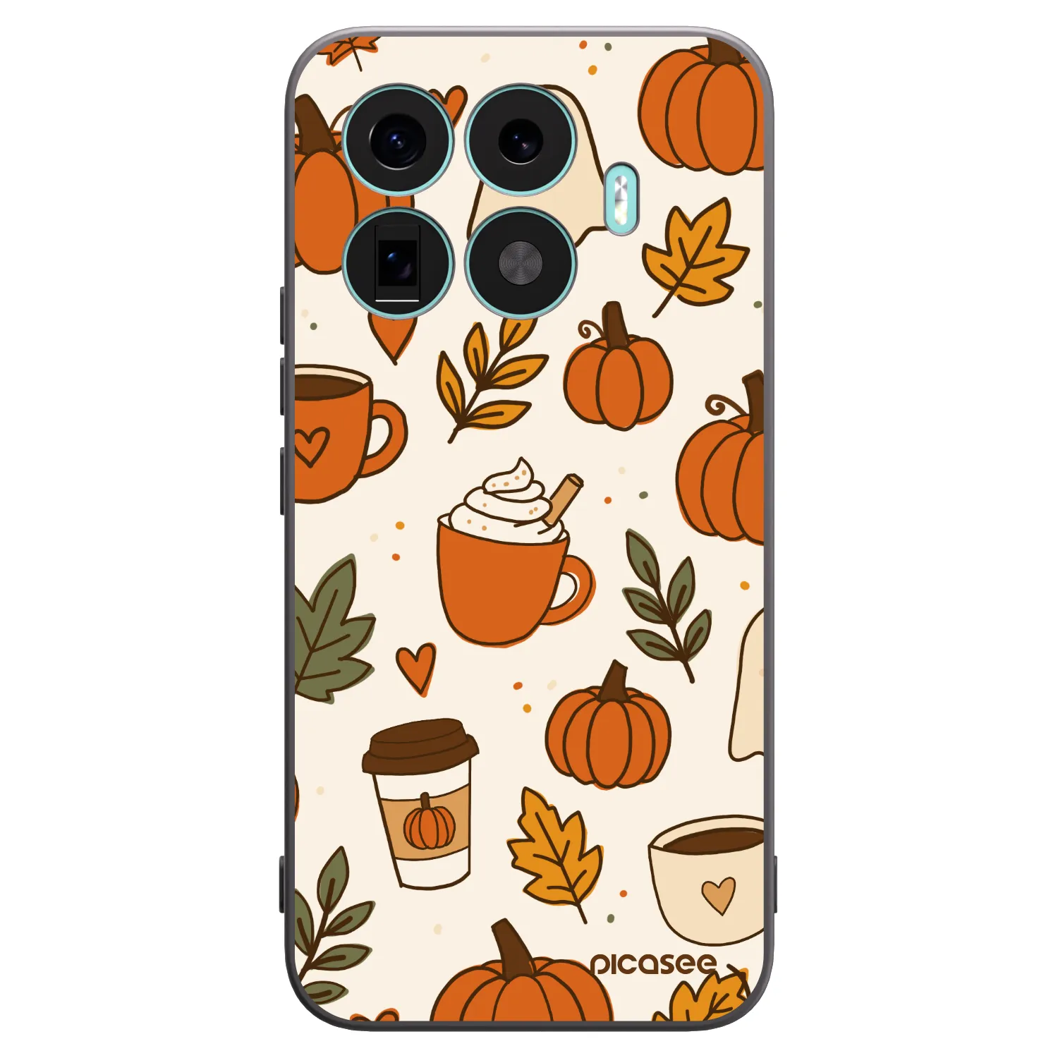 Picasee silikónový čierny obal pre Xiaomi 17T Pro - Fall vibes