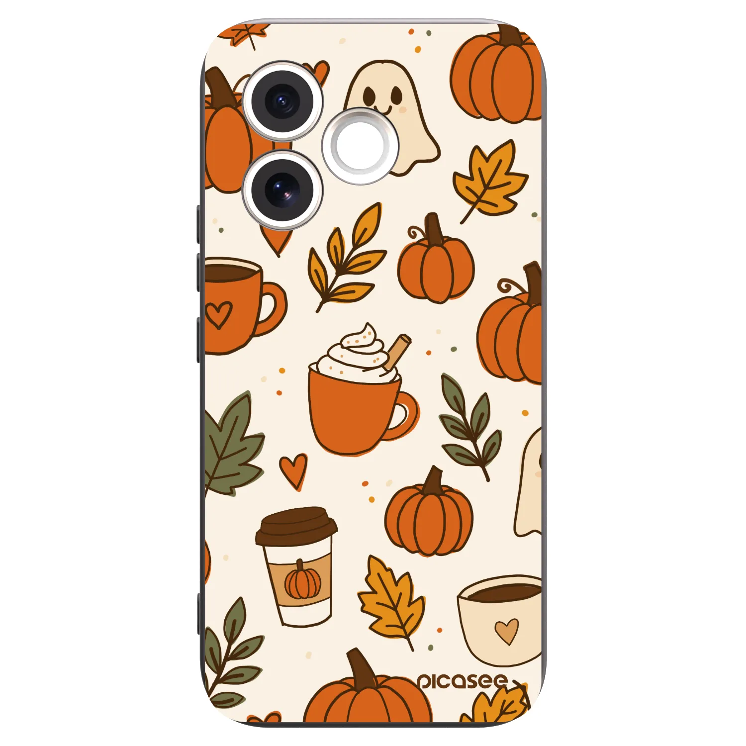 Picasee silikónový čierny obal pre Honor 600 Lite - Fall vibes