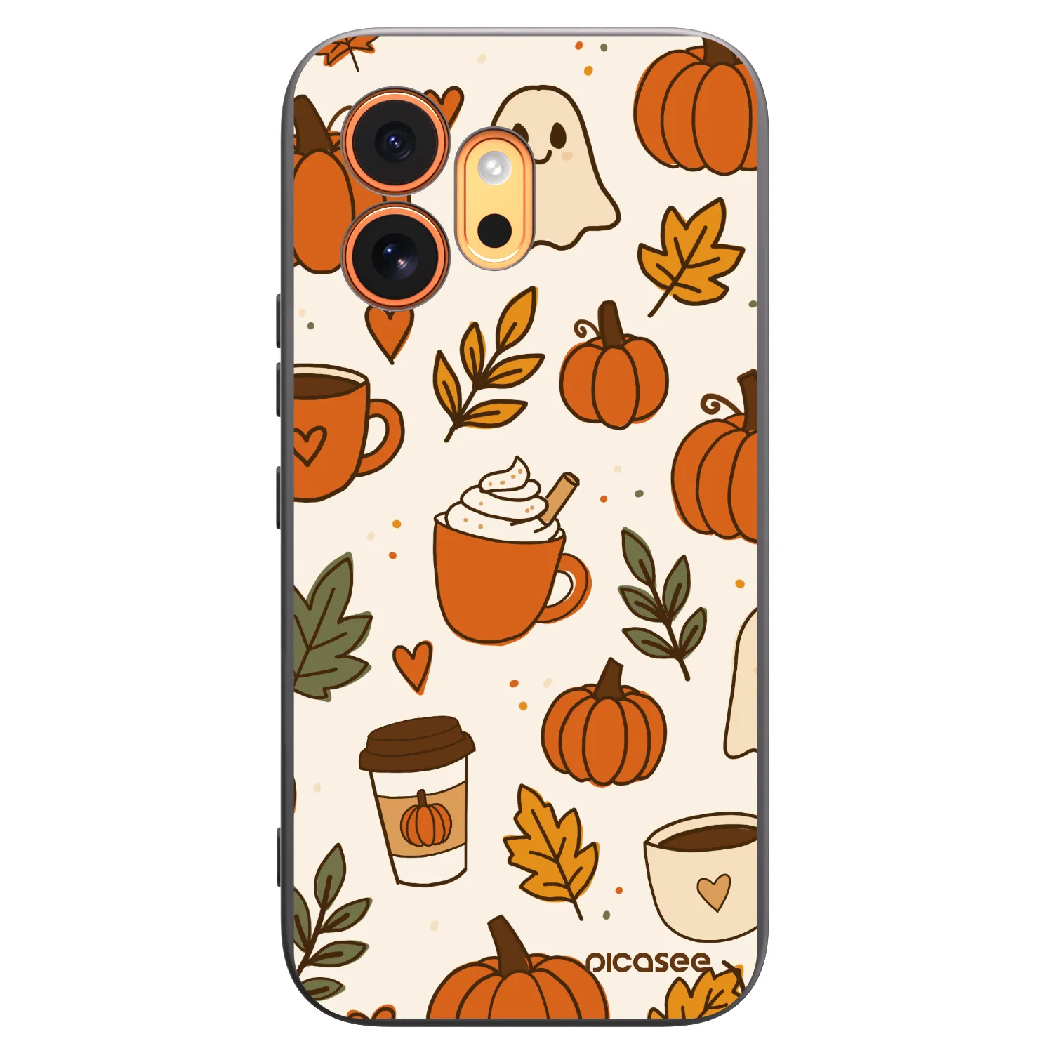 Picasee silikónový čierny obal pre Honor 600 - Fall vibes