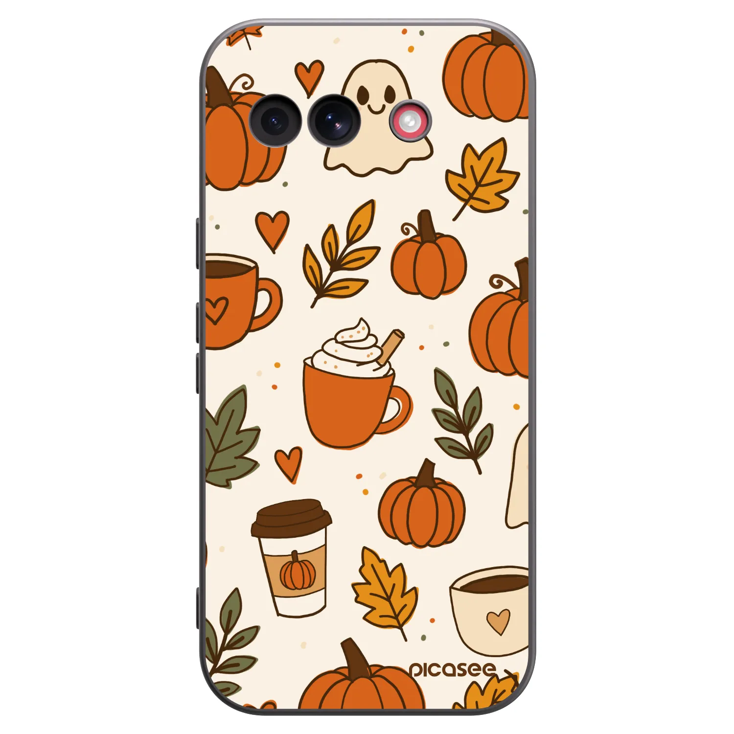 Picasee silikónový čierny obal pre Google Pixel 10a - Fall vibes