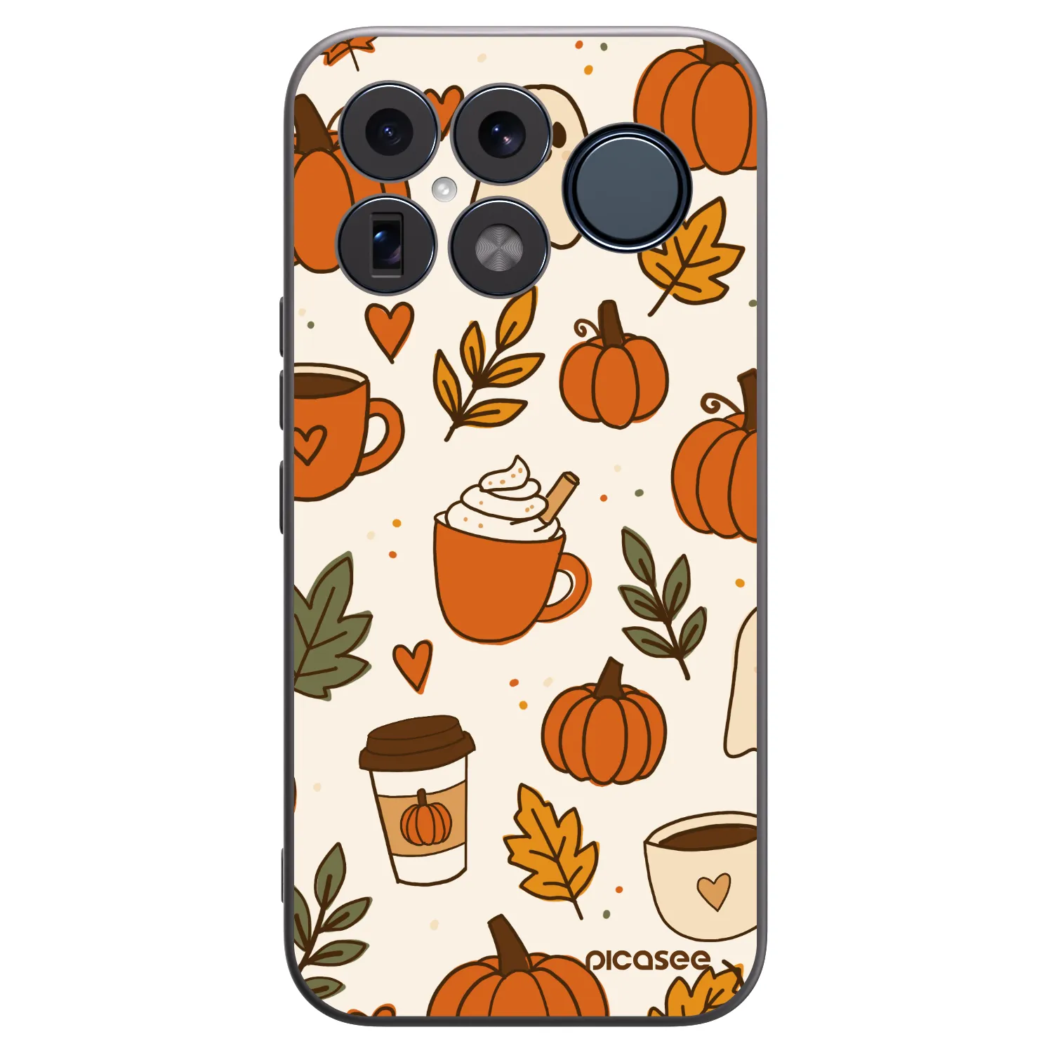 Picasee silikónový čierny obal pre Xiaomi Poco F8 Ultra - Fall vibes