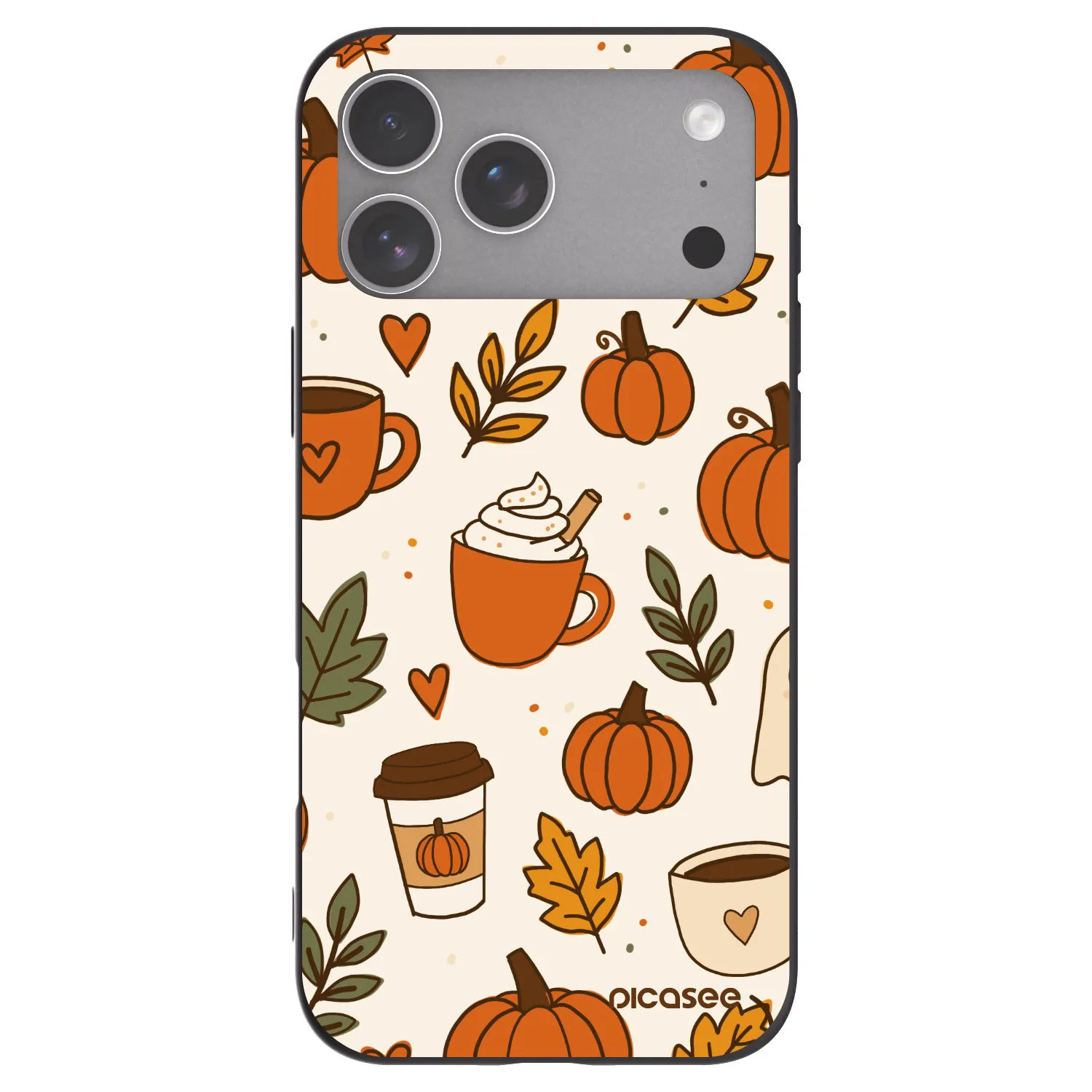 Picasee silikónový čierny obal pre Apple iPhone 18 Pro Max - Fall vibes
