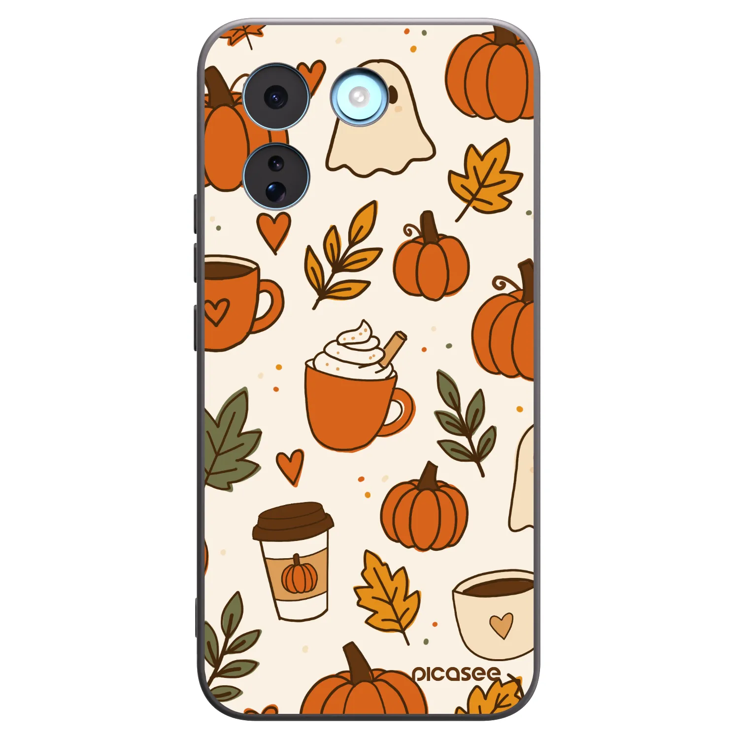Picasee silikónový čierny obal pre Xiaomi Redmi Note 17 Pro MAX 5G - Fall vibes