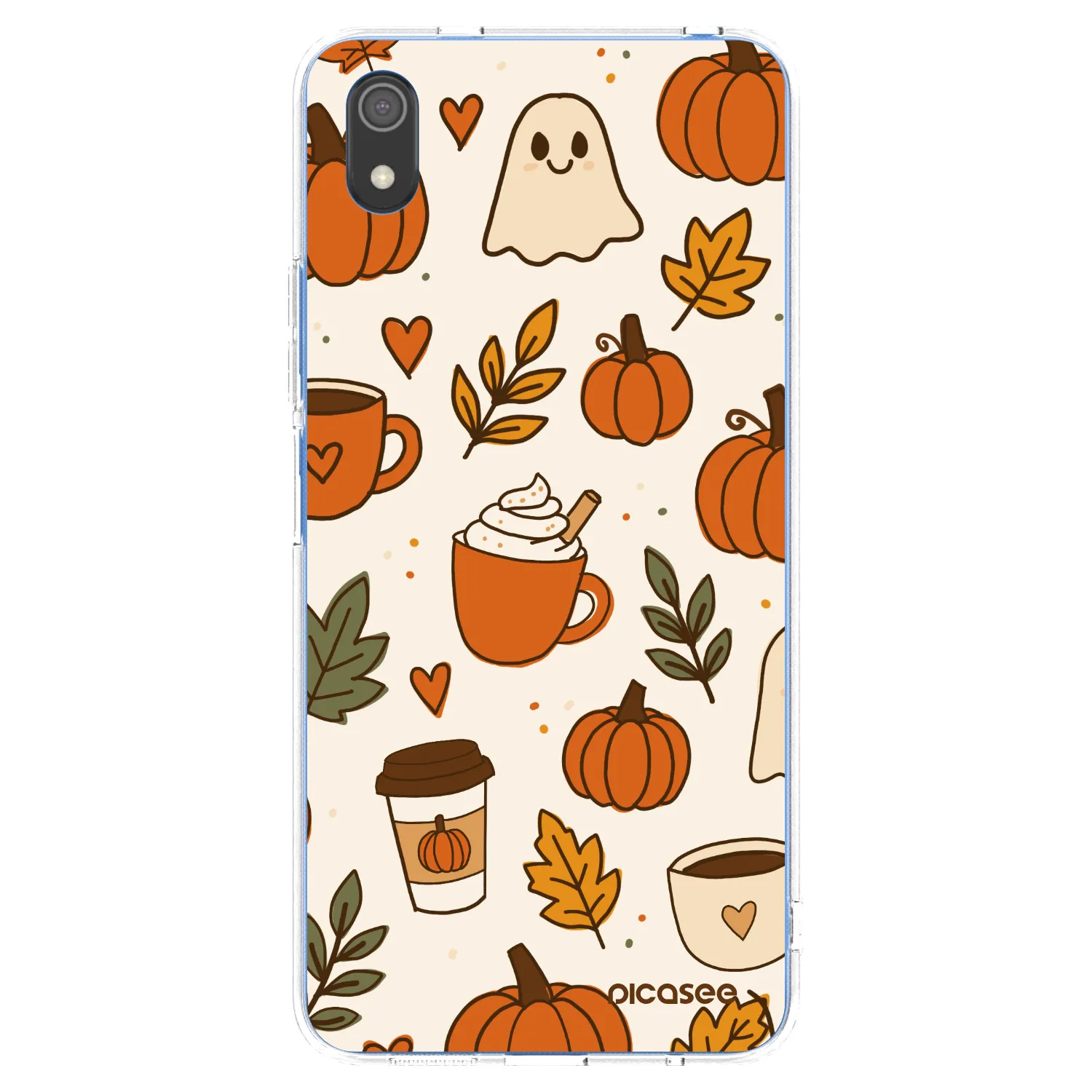 Picasee silikónový prehľadný obal pre Xiaomi Redmi 7A - Fall vibes