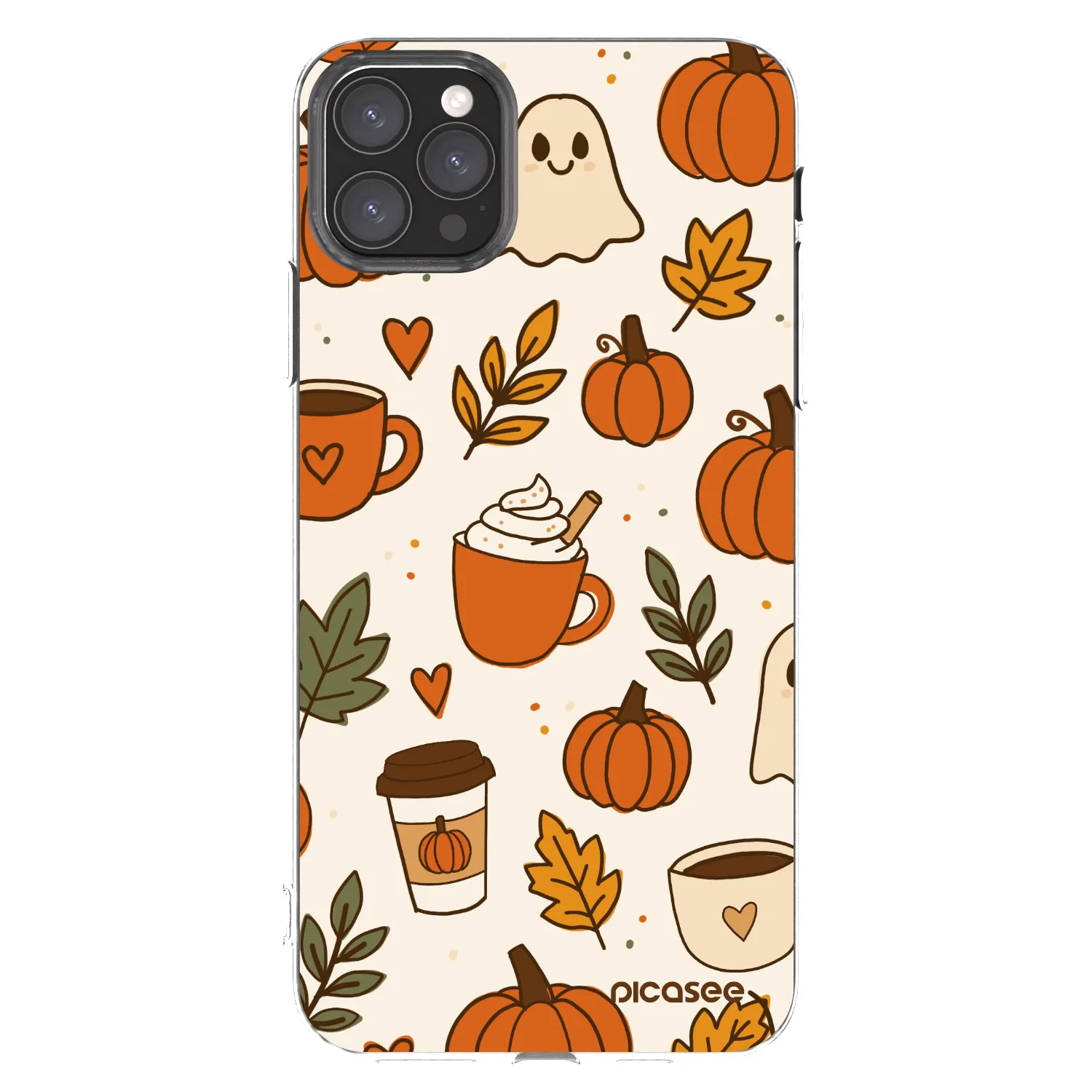Picasee silikónový prehľadný obal pre Apple iPhone 11 Pro Max - Fall vibes