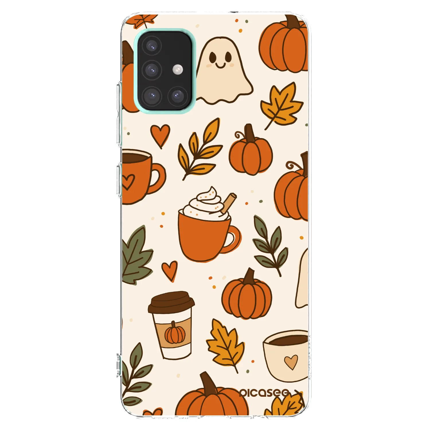 Picasee silikónový prehľadný obal pre Samsung Galaxy A51 A515F - Fall vibes