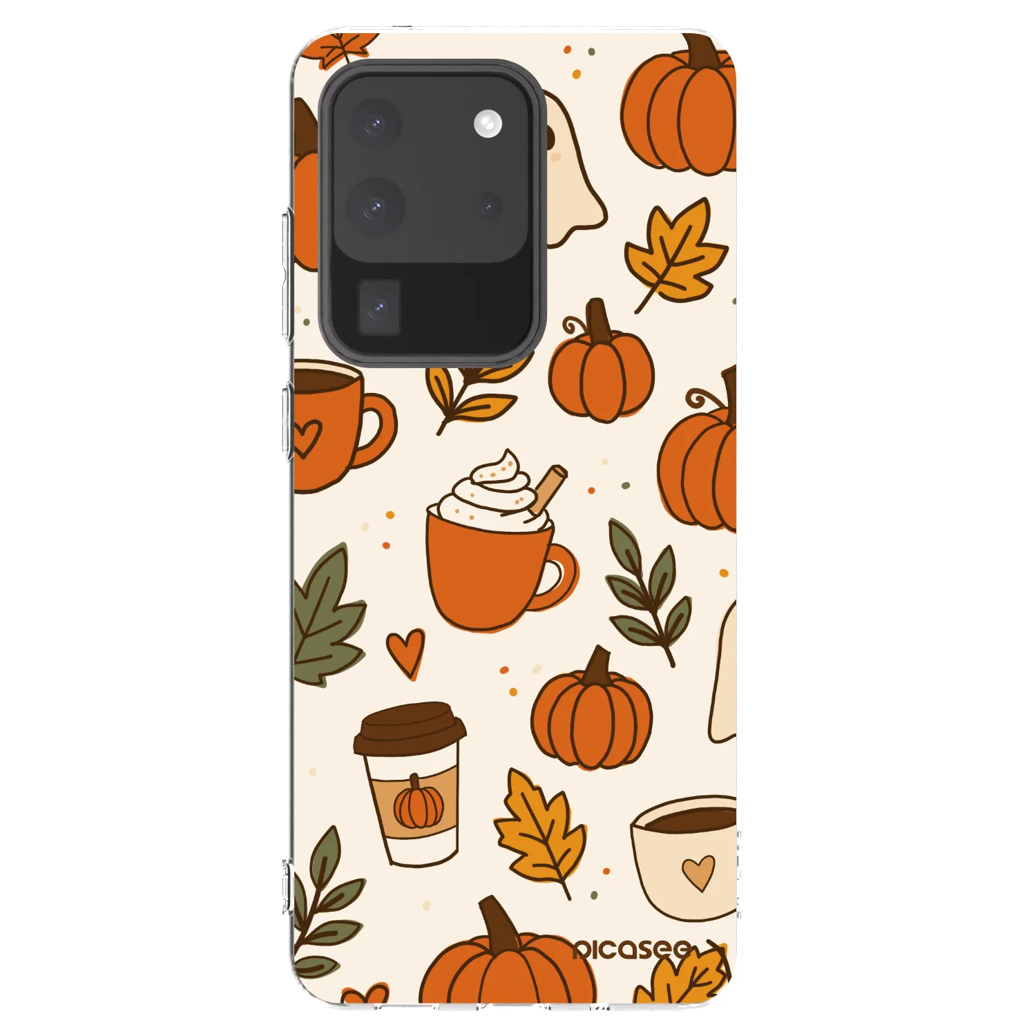 Picasee silikónový prehľadný obal pre Samsung Galaxy S20 Ultra 5G G988F - Fall vibes
