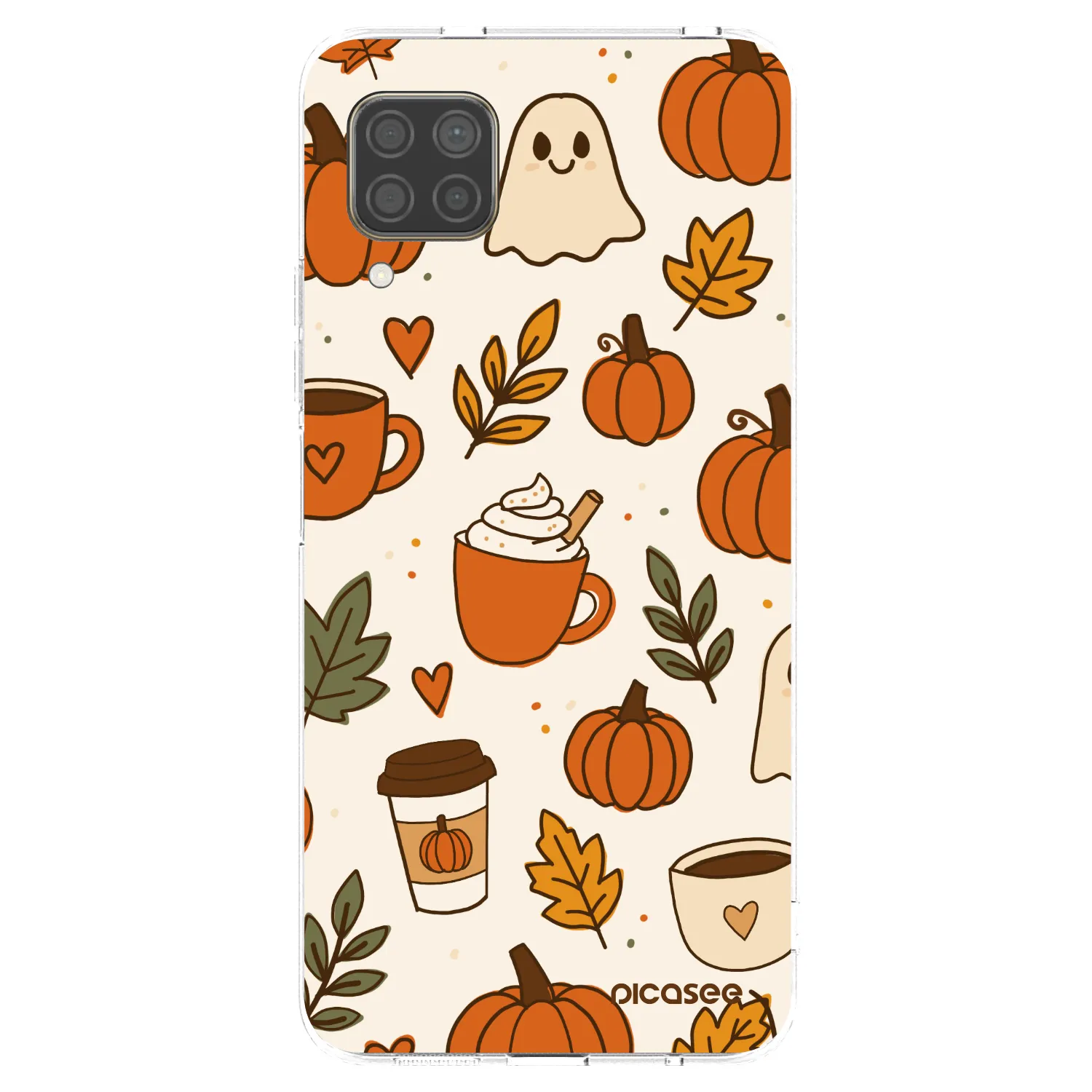 Picasee silikónový prehľadný obal pre Huawei P40 Lite - Fall vibes