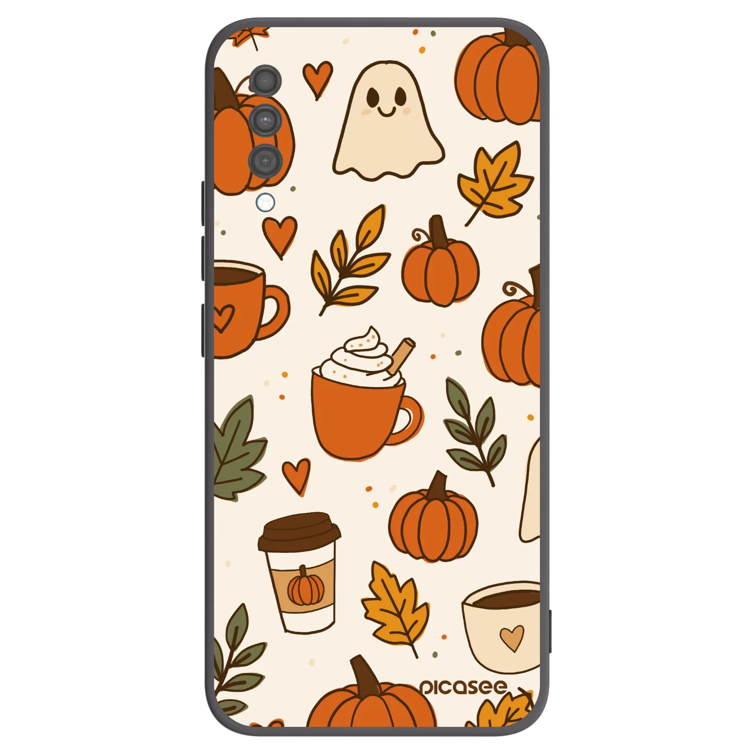 Picasee silikónový čierny obal pre Samsung Galaxy A30s A307F - Fall vibes