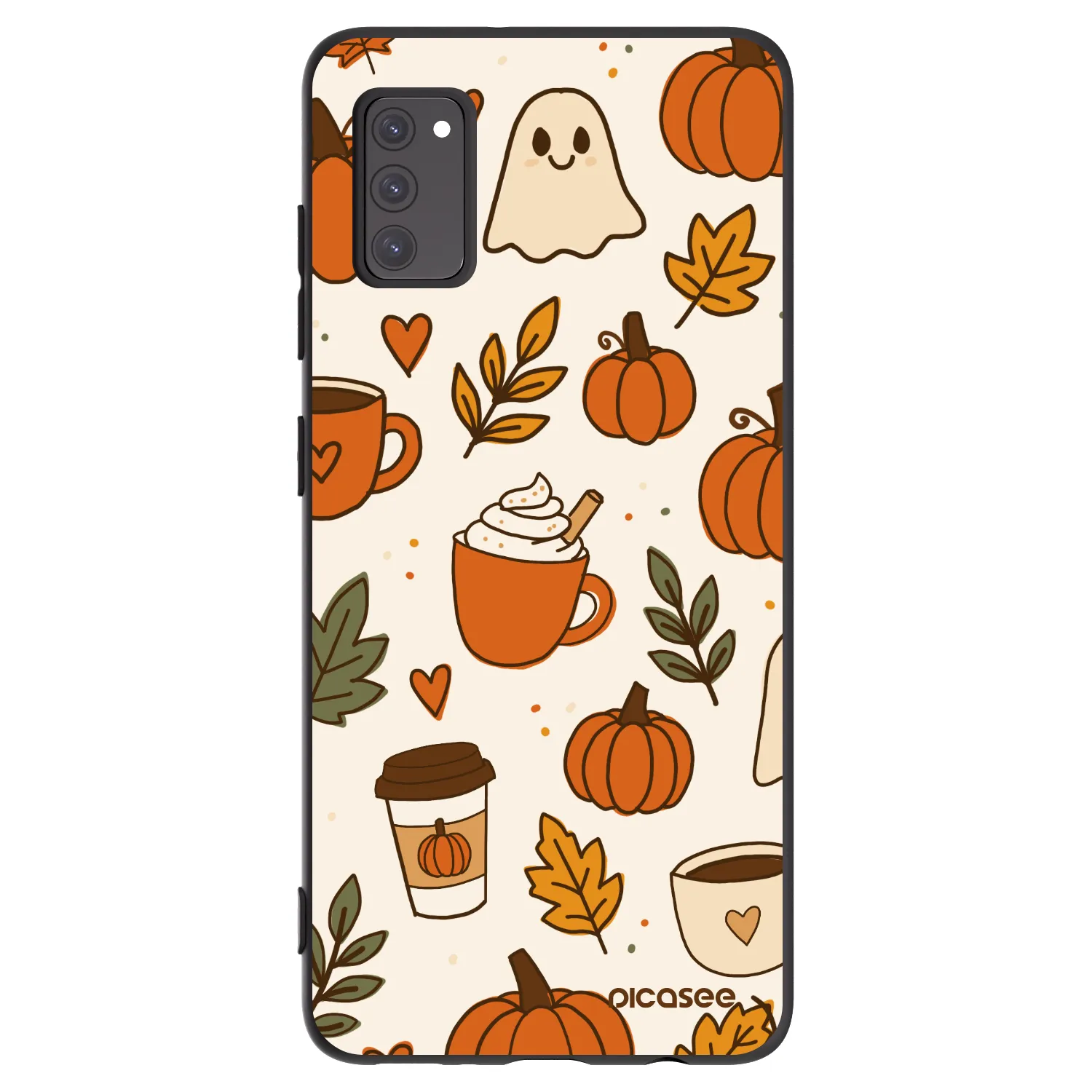 Picasee silikónový čierny obal pre Samsung Galaxy A41 A415F - Fall vibes