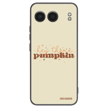 Picasee silikónový čierny obal pre OnePlus Nord 4 - Hey there pumpkin