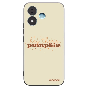Picasee silikónový čierny obal pre Xiaomi Redmi Note 17 5G - Hey there pumpkin