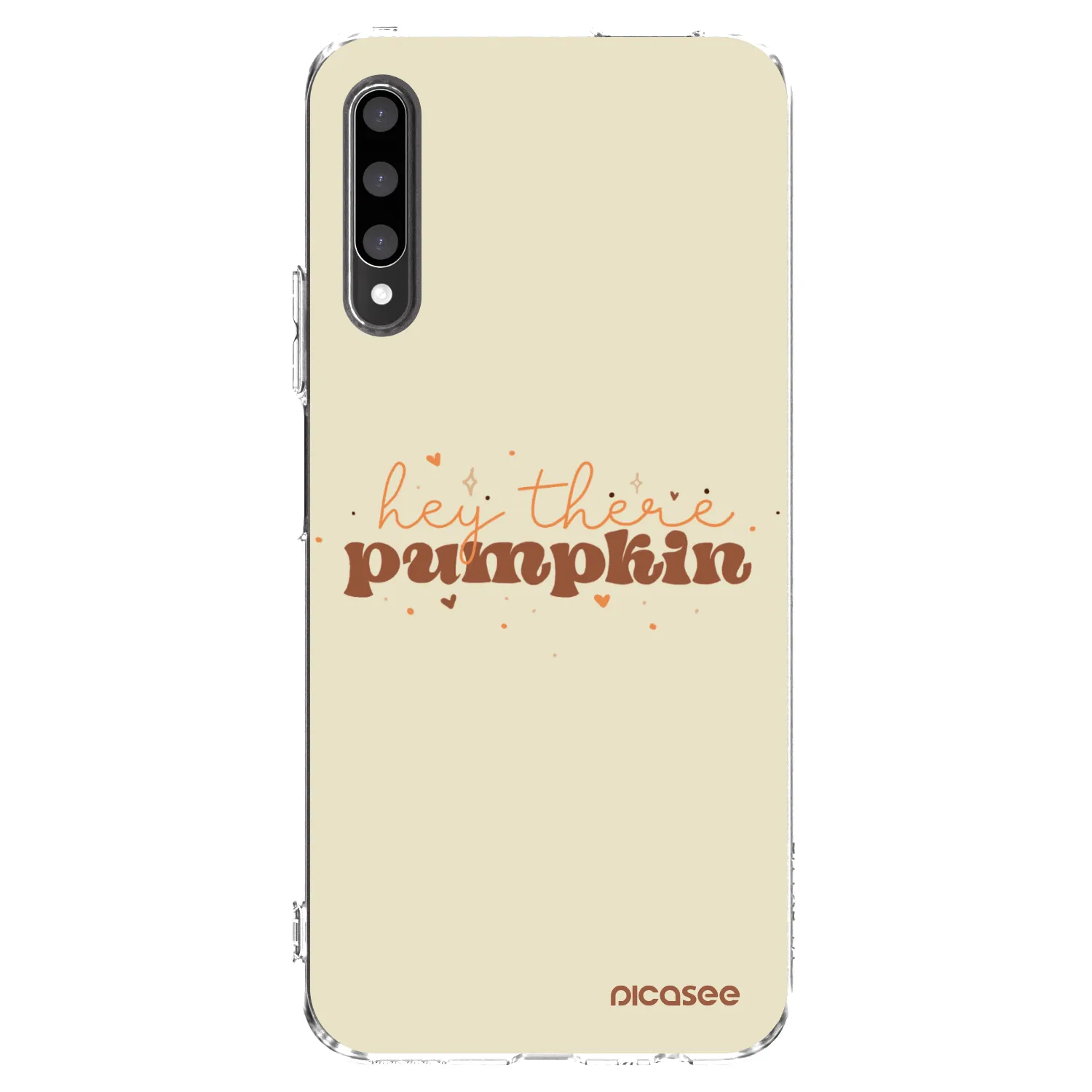 Picasee silikónový prehľadný obal pre Honor 9X Pro - Hey there pumpkin