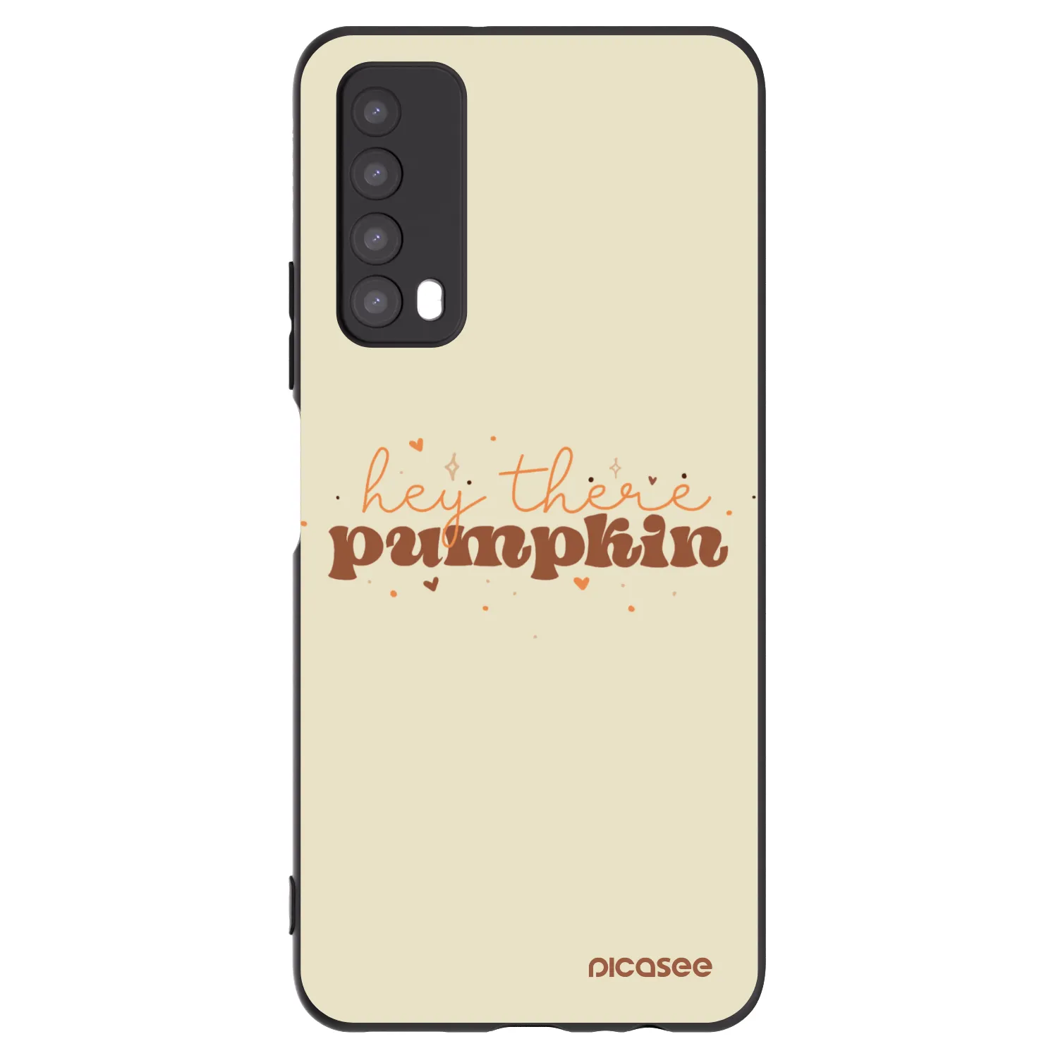 Picasee silikónový čierny obal pre Huawei P Smart 2021 - Hey there pumpkin