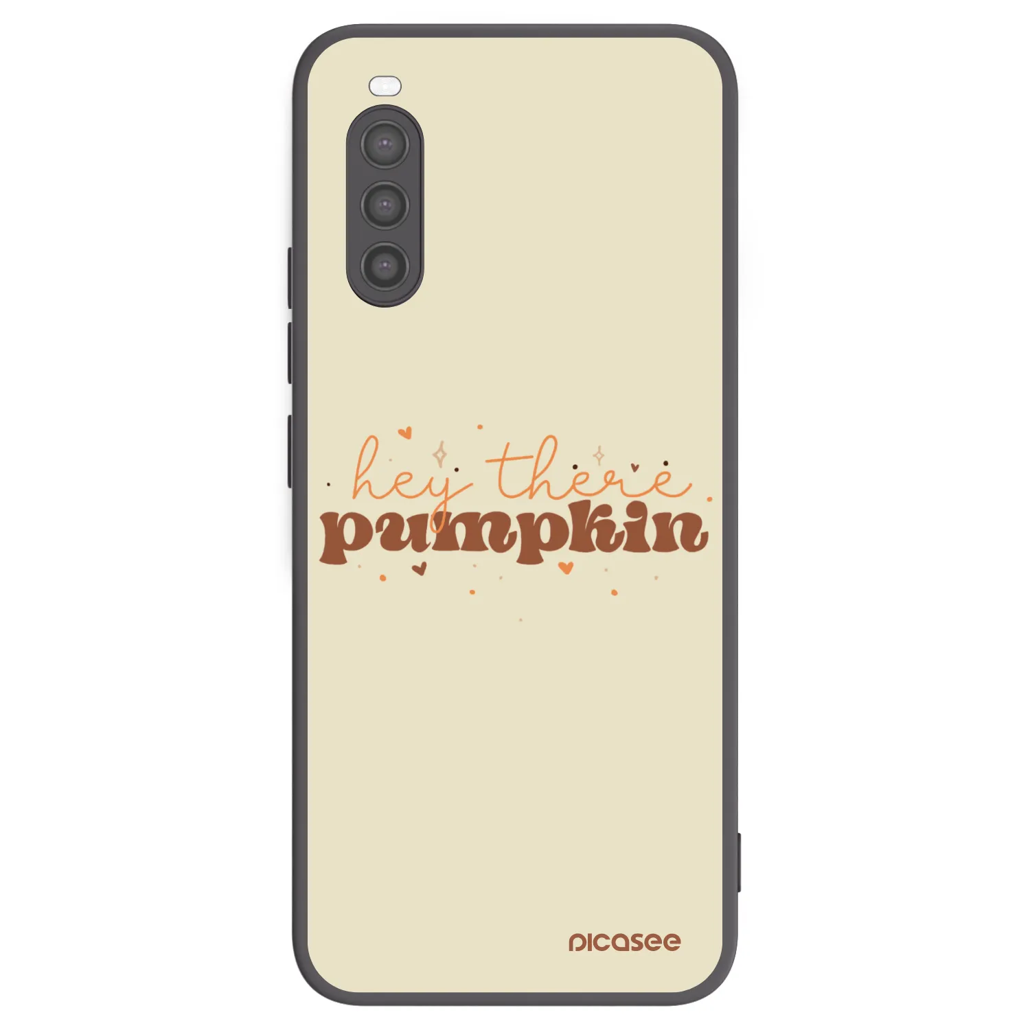 Picasee silikónový čierny obal pre Sony Xperia 10 II - Hey there pumpkin