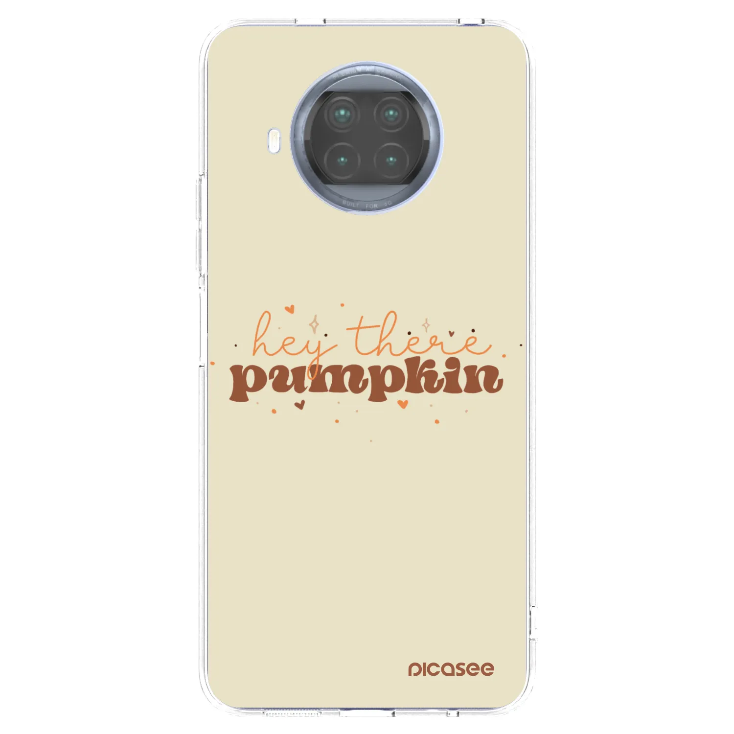 Picasee silikónový prehľadný obal pre Xiaomi Mi 10T Lite - Hey there pumpkin