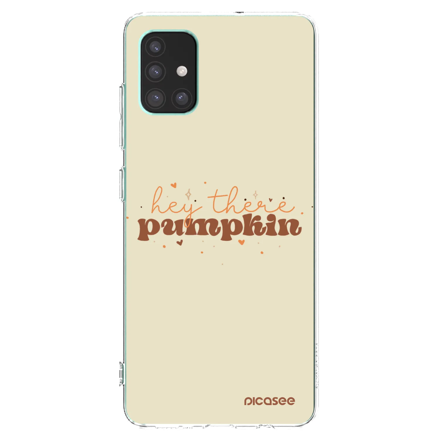 Picasee silikónový prehľadný obal pre Samsung Galaxy M51 M515F - Hey there pumpkin