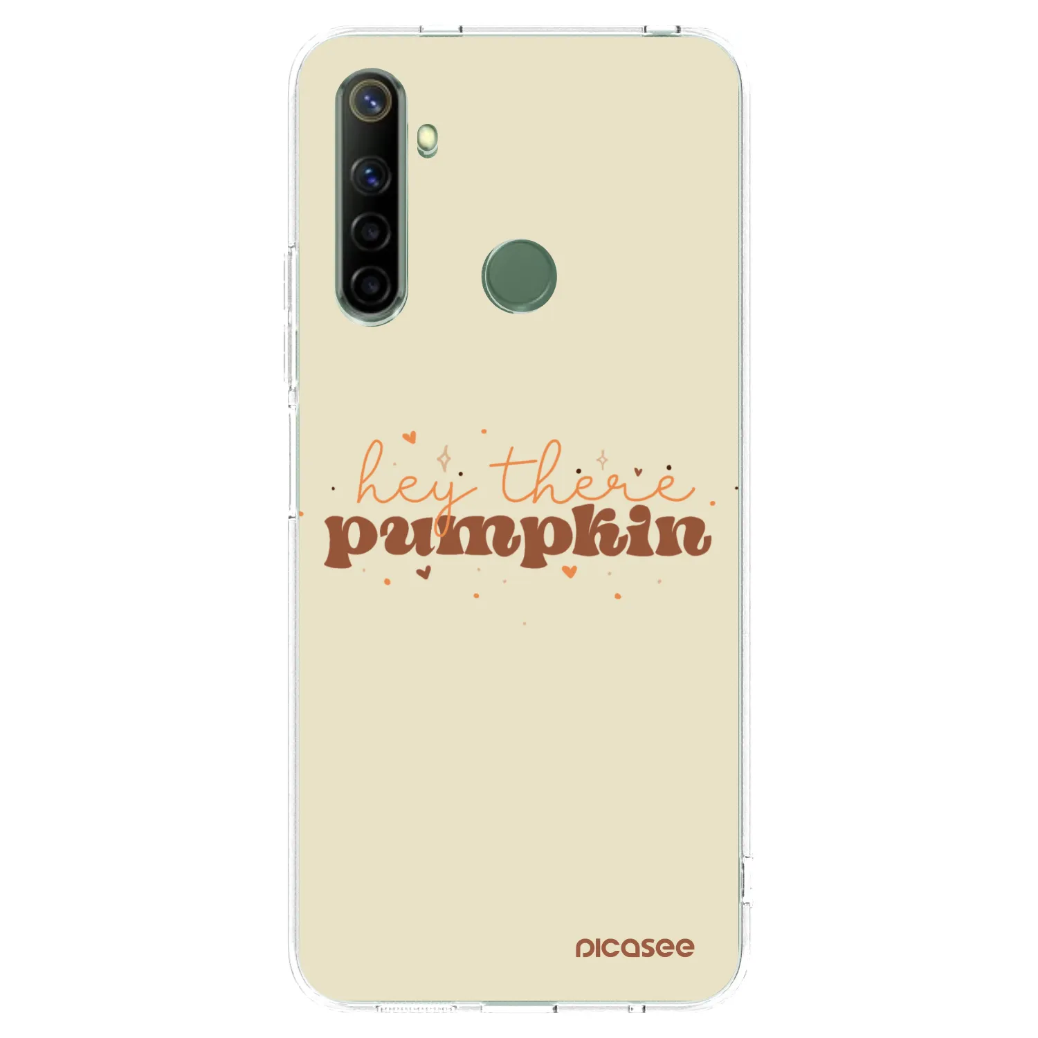 Picasee silikónový prehľadný obal pre Realme 6i - Hey there pumpkin