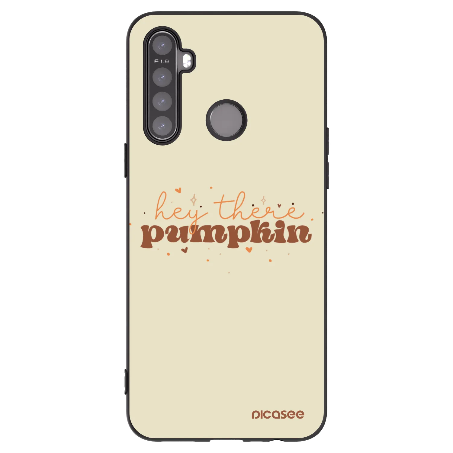 Picasee silikónový čierny obal pre Realme 6i - Hey there pumpkin