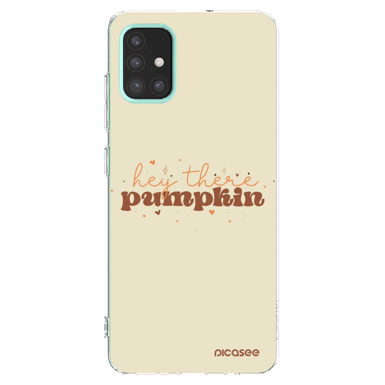 Picasee silikónový prehľadný obal pre Samsung Galaxy M31s - Hey there pumpkin