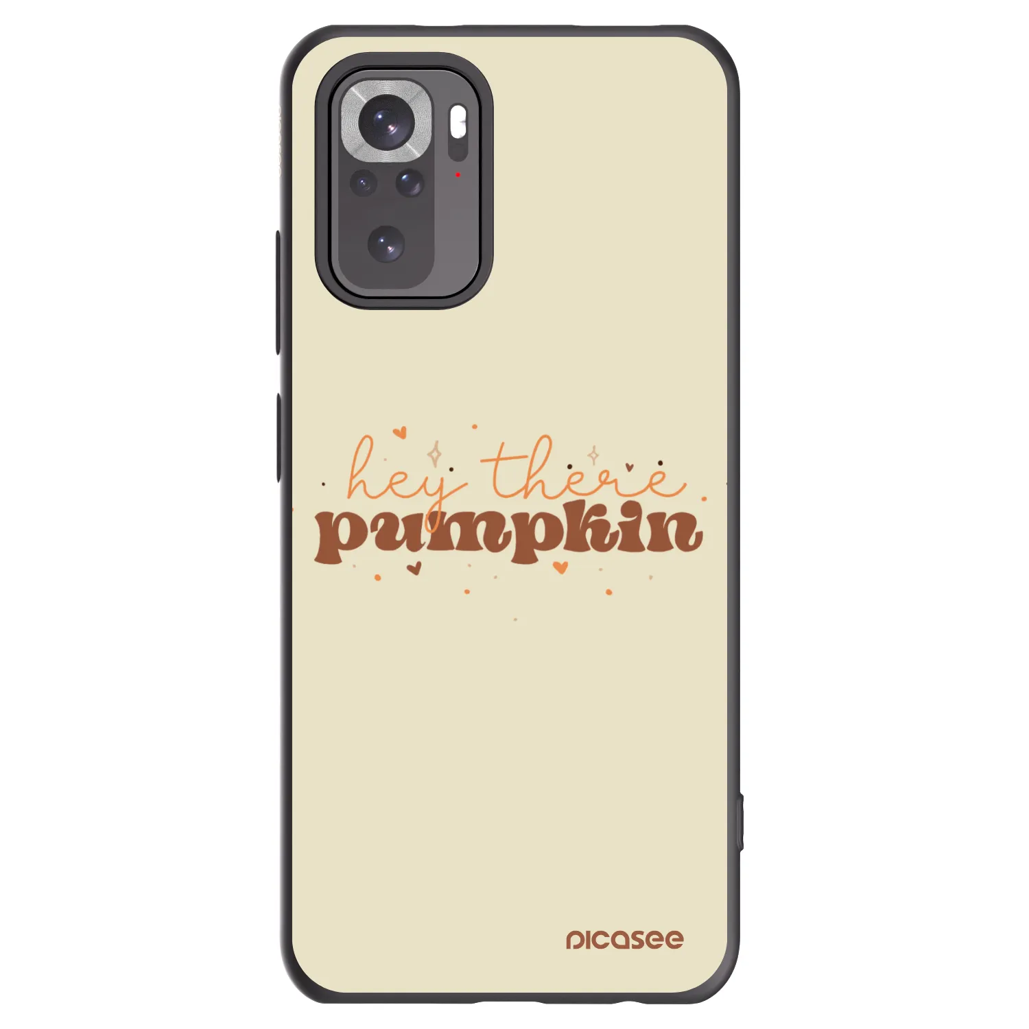 Picasee silikónový čierny obal pre Xiaomi Redmi Note 10 - Hey there pumpkin