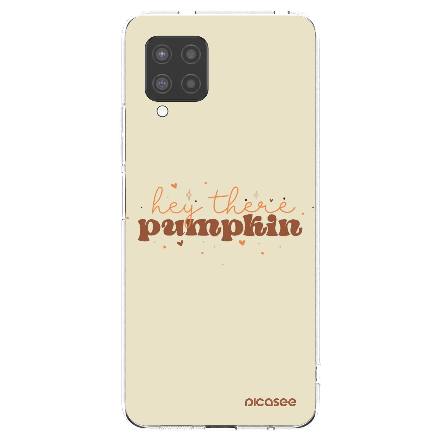 Picasee silikónový prehľadný obal pre Samsung Galaxy A42 A426B - Hey there pumpkin