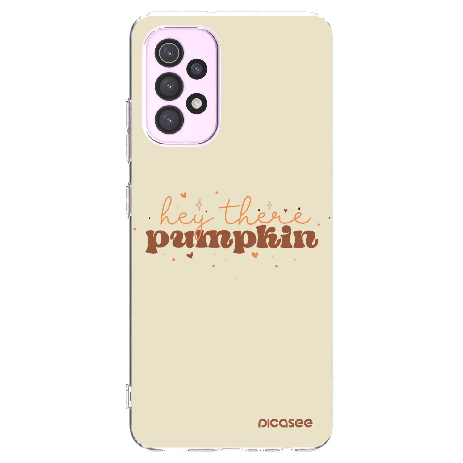Picasee silikónový prehľadný obal pre Samsung Galaxy A32 5G A326B - Hey there pumpkin