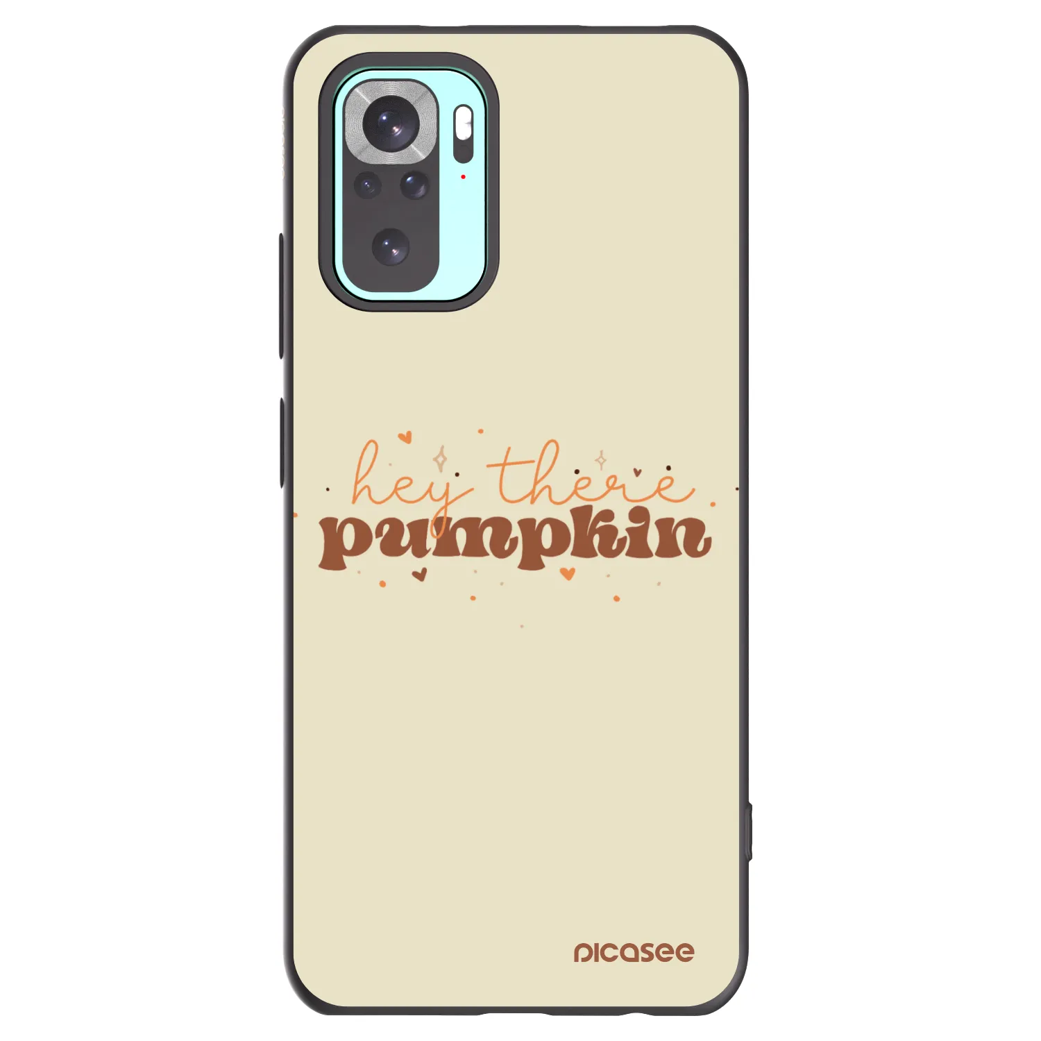 Picasee silikónový čierny obal pre Xiaomi Redmi Note 10 Pro - Hey there pumpkin