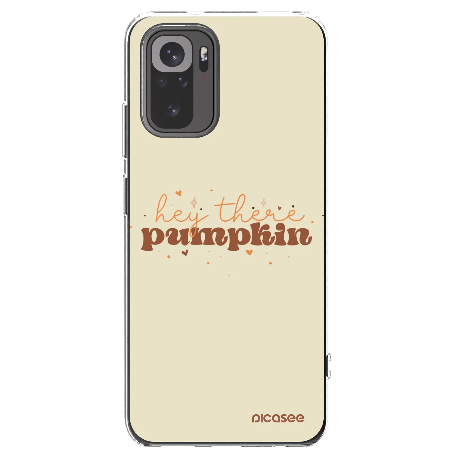 Picasee silikónový prehľadný obal pre Xiaomi Redmi Note 10S - Hey there pumpkin