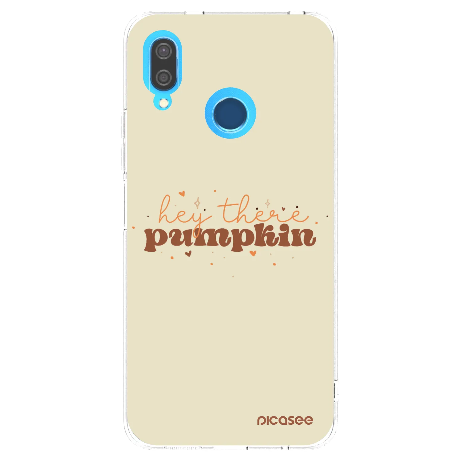 Picasee silikónový prehľadný obal pre Huawei P20 Lite - Hey there pumpkin