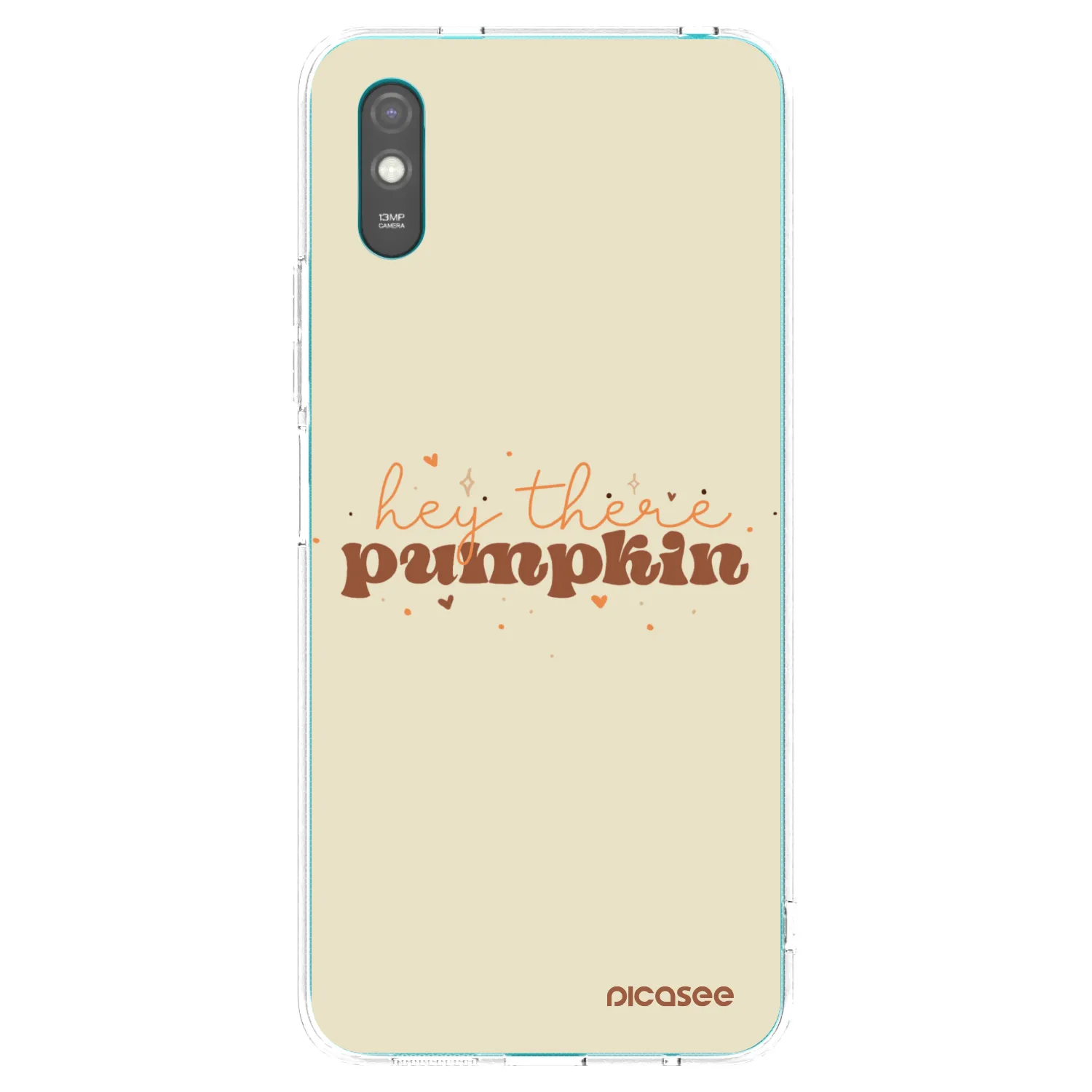 Picasee silikónový prehľadný obal pre Xiaomi Redmi 9AT - Hey there pumpkin