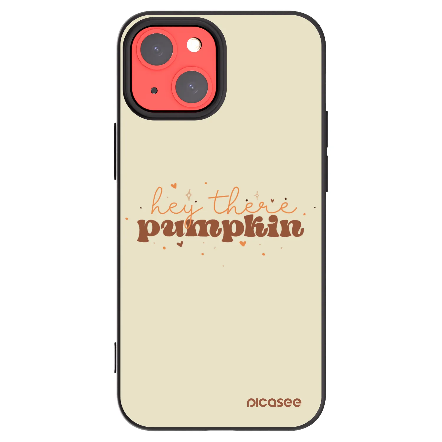 Picasee silikónový čierny obal pre Apple iPhone 13 mini - Hey there pumpkin