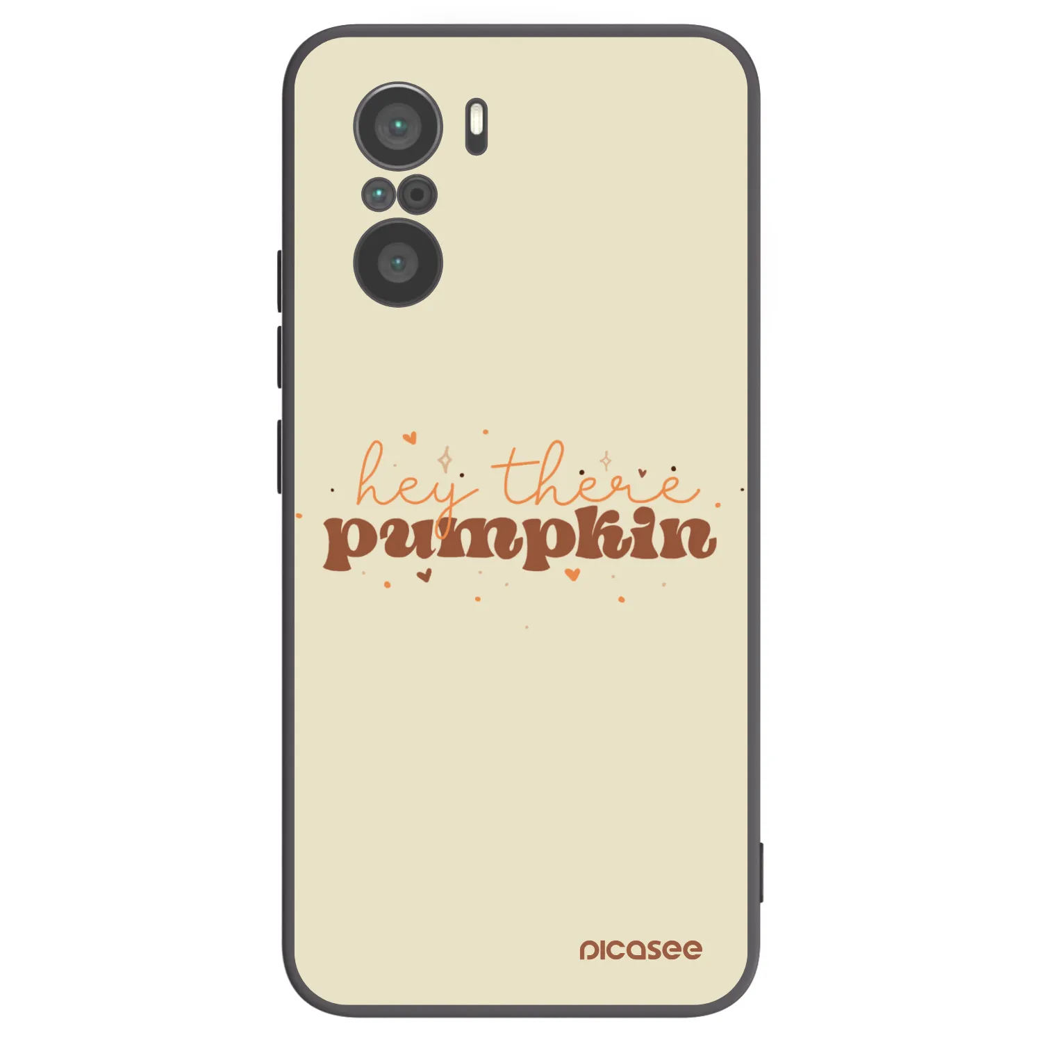 Picasee silikónový čierny obal pre Xiaomi Poco F3 - Hey there pumpkin
