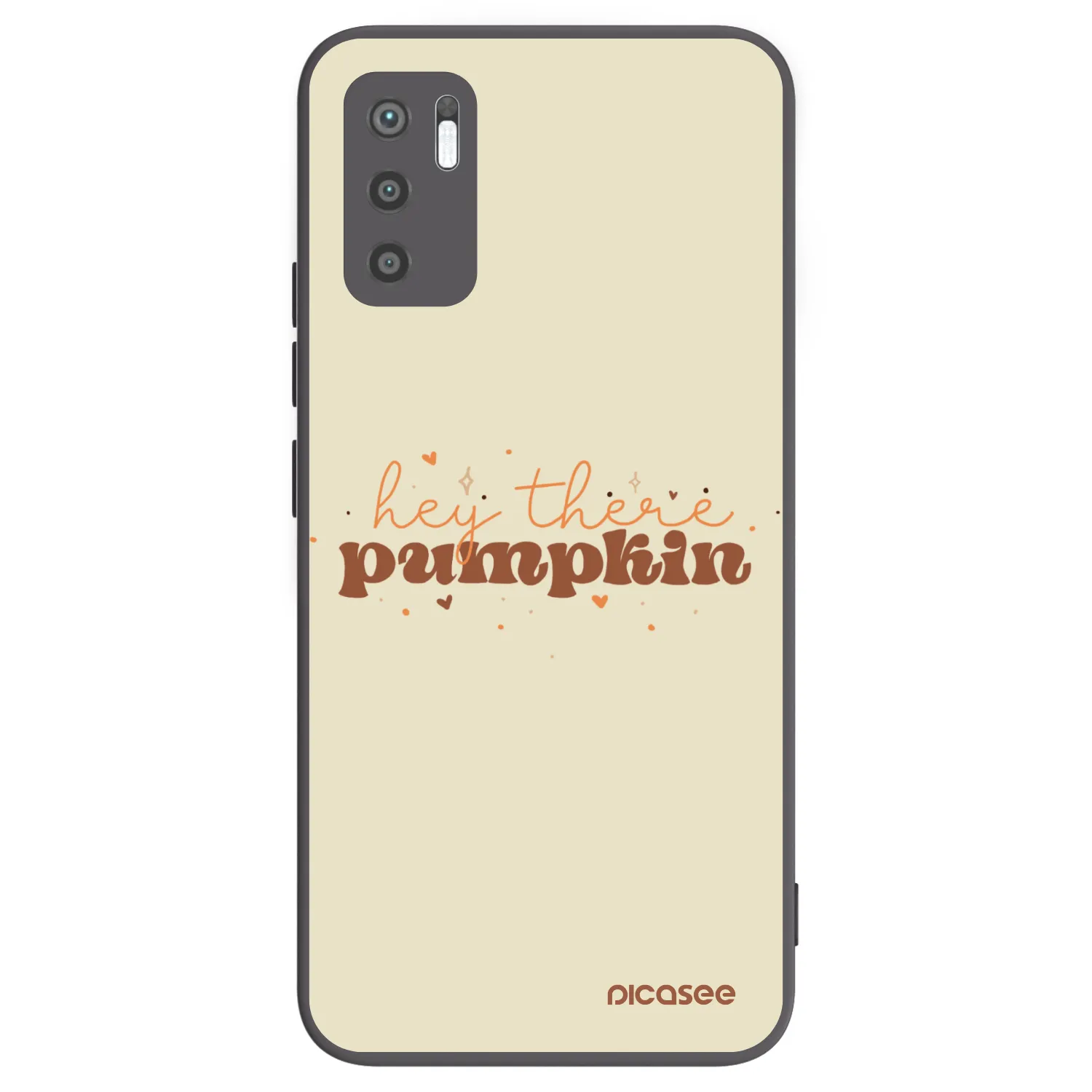 Picasee silikónový čierny obal pre Xiaomi Redmi Note 10 5G - Hey there pumpkin