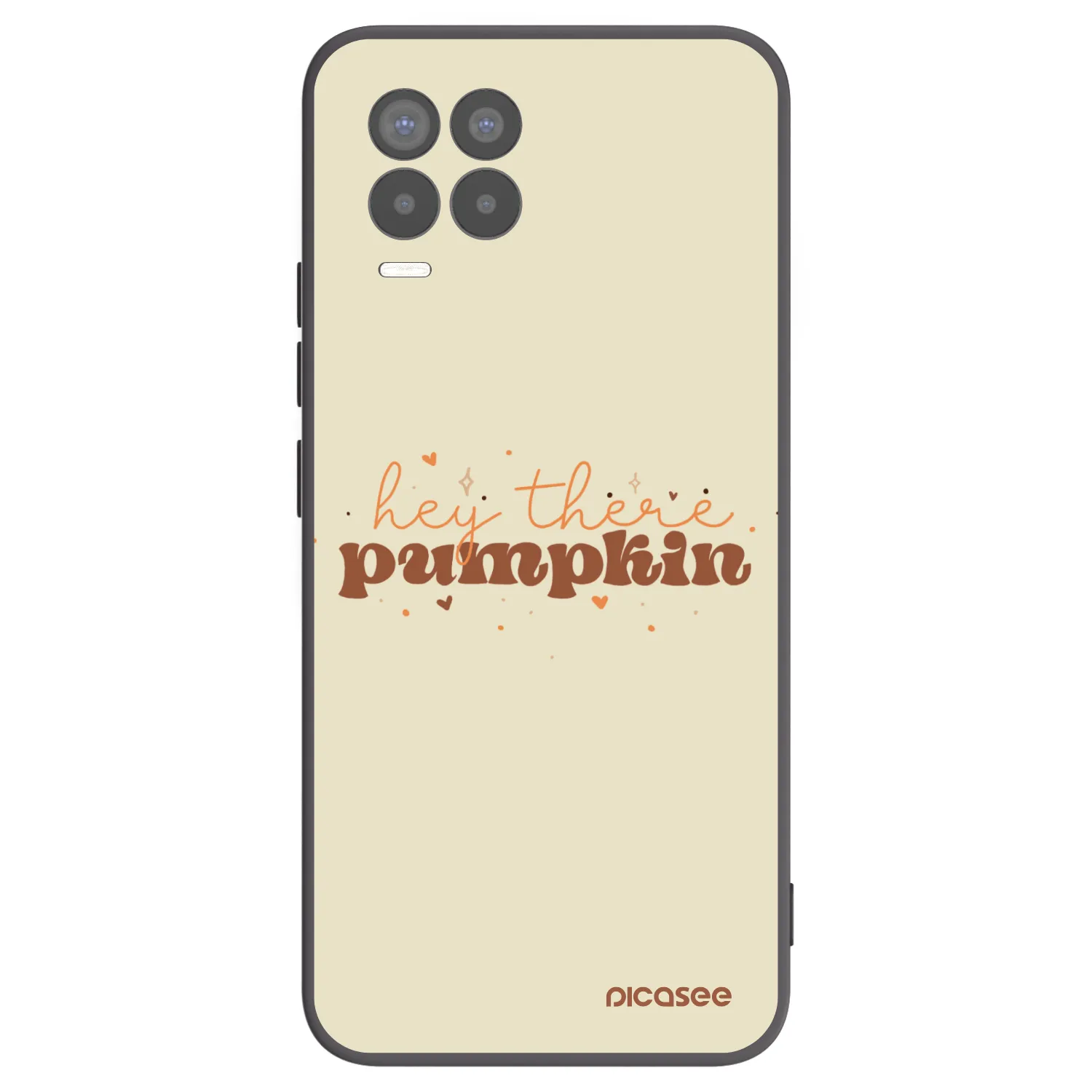 Picasee silikónový čierny obal pre Realme 8 Pro - Hey there pumpkin