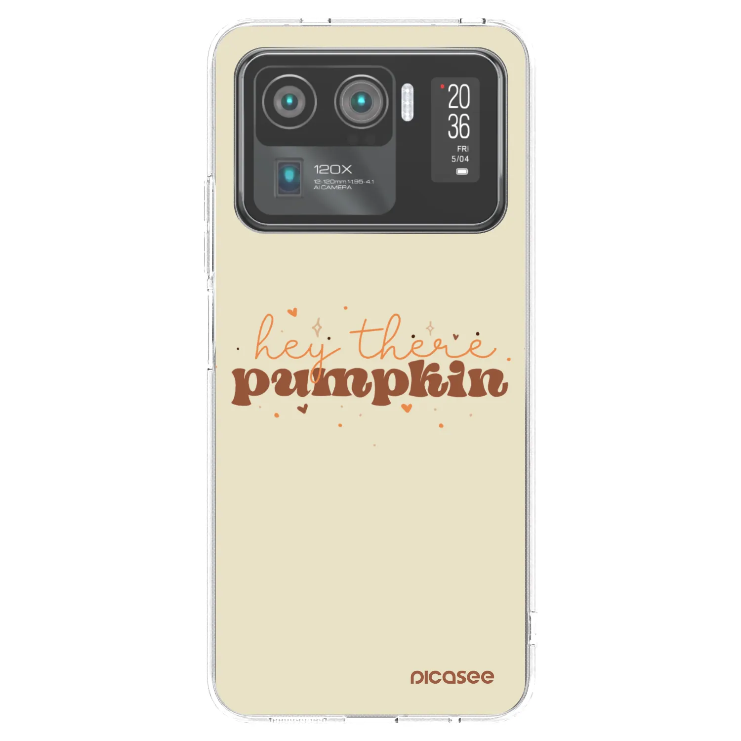 Picasee silikónový prehľadný obal pre Xiaomi Mi 11 Ultra - Hey there pumpkin