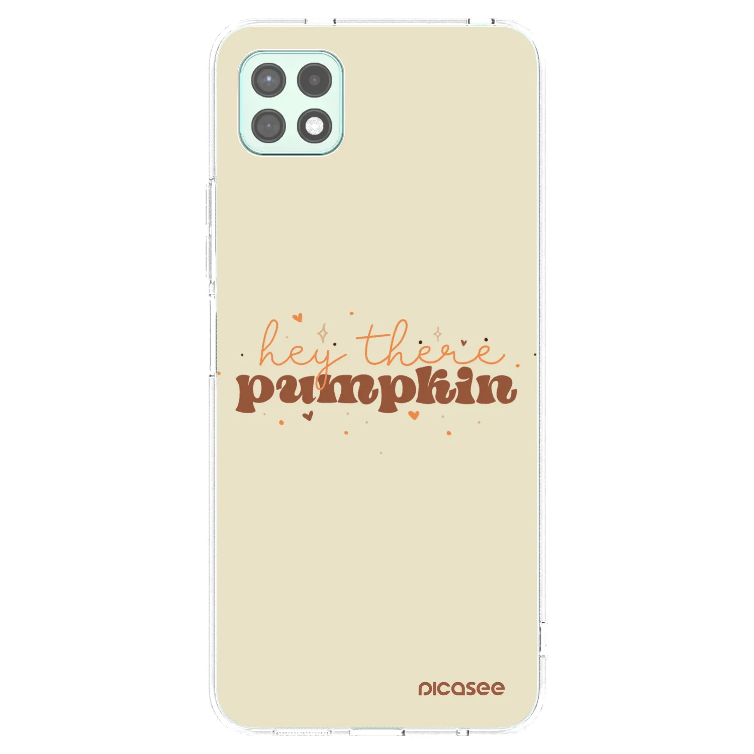 Picasee silikónový prehľadný obal pre Samsung Galaxy A22 A226B 5G - Hey there pumpkin