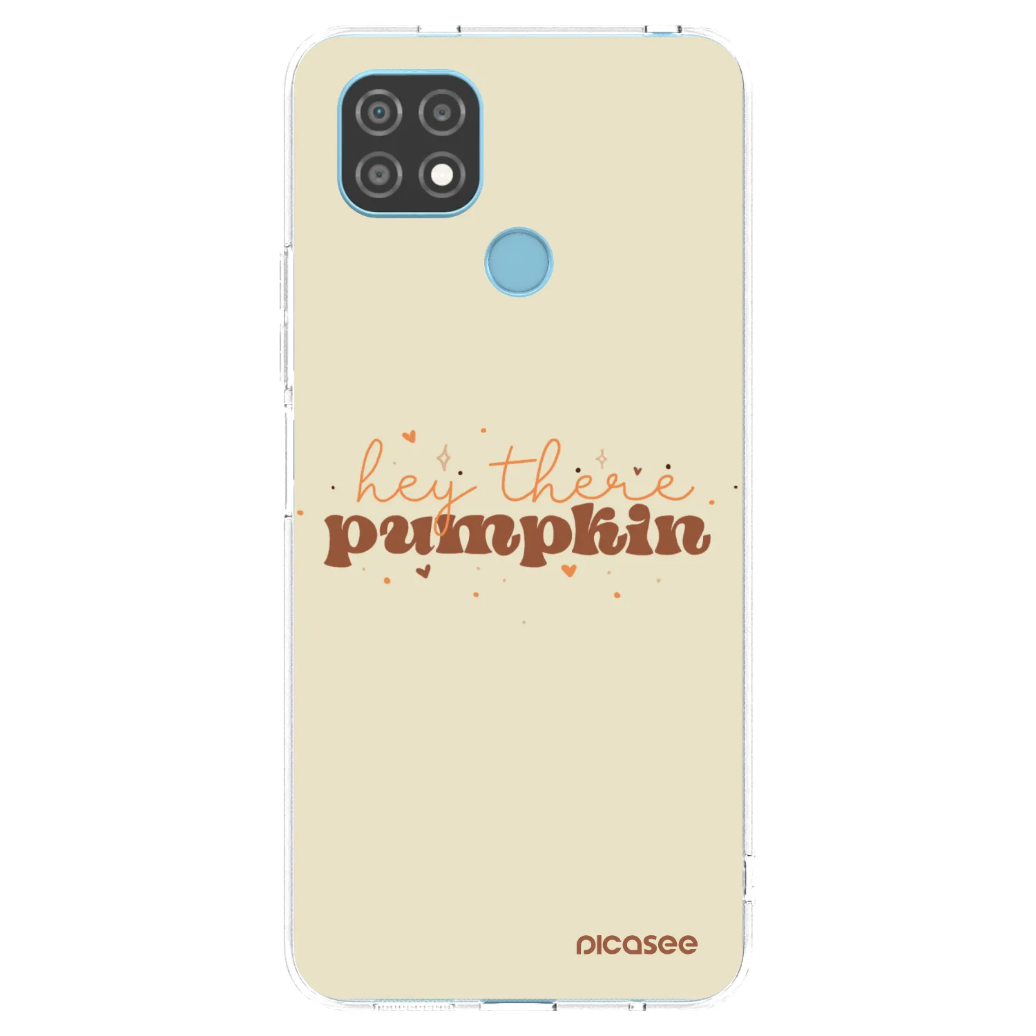 Picasee silikónový prehľadný obal pre Realme C21 - Hey there pumpkin